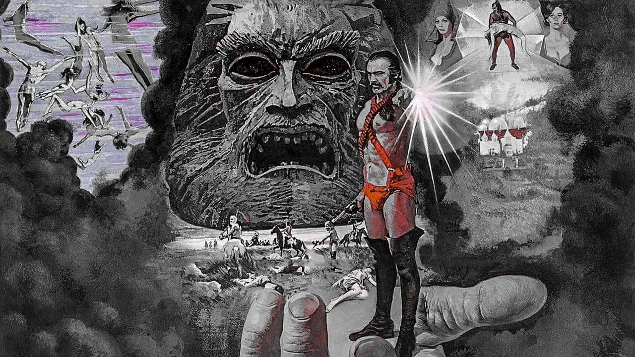Perfect Zardoz (1974) Man Cave wall filler - Popcorn Poster Gallery