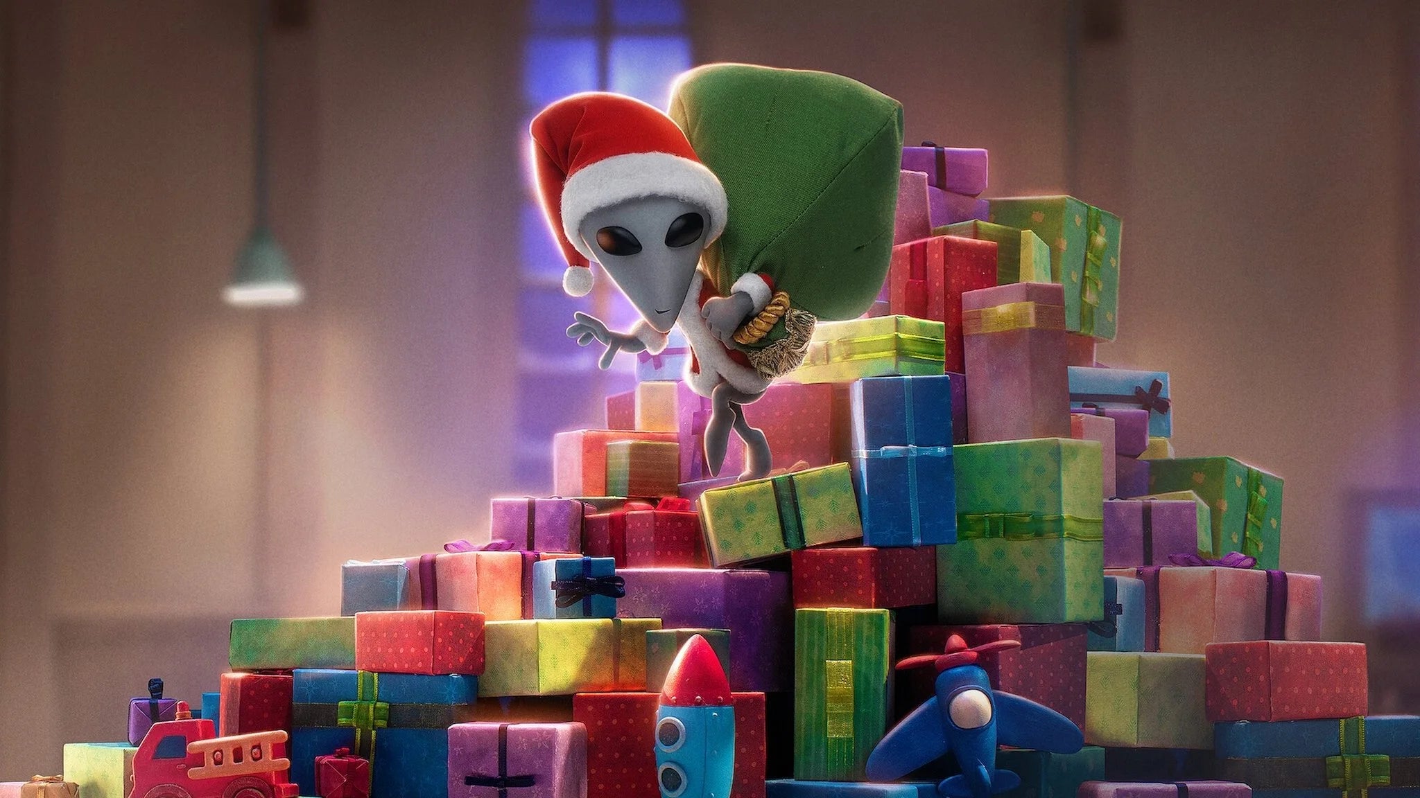 Where to buy Alien Xmas (2020) posters - Popcorn Poster Shop