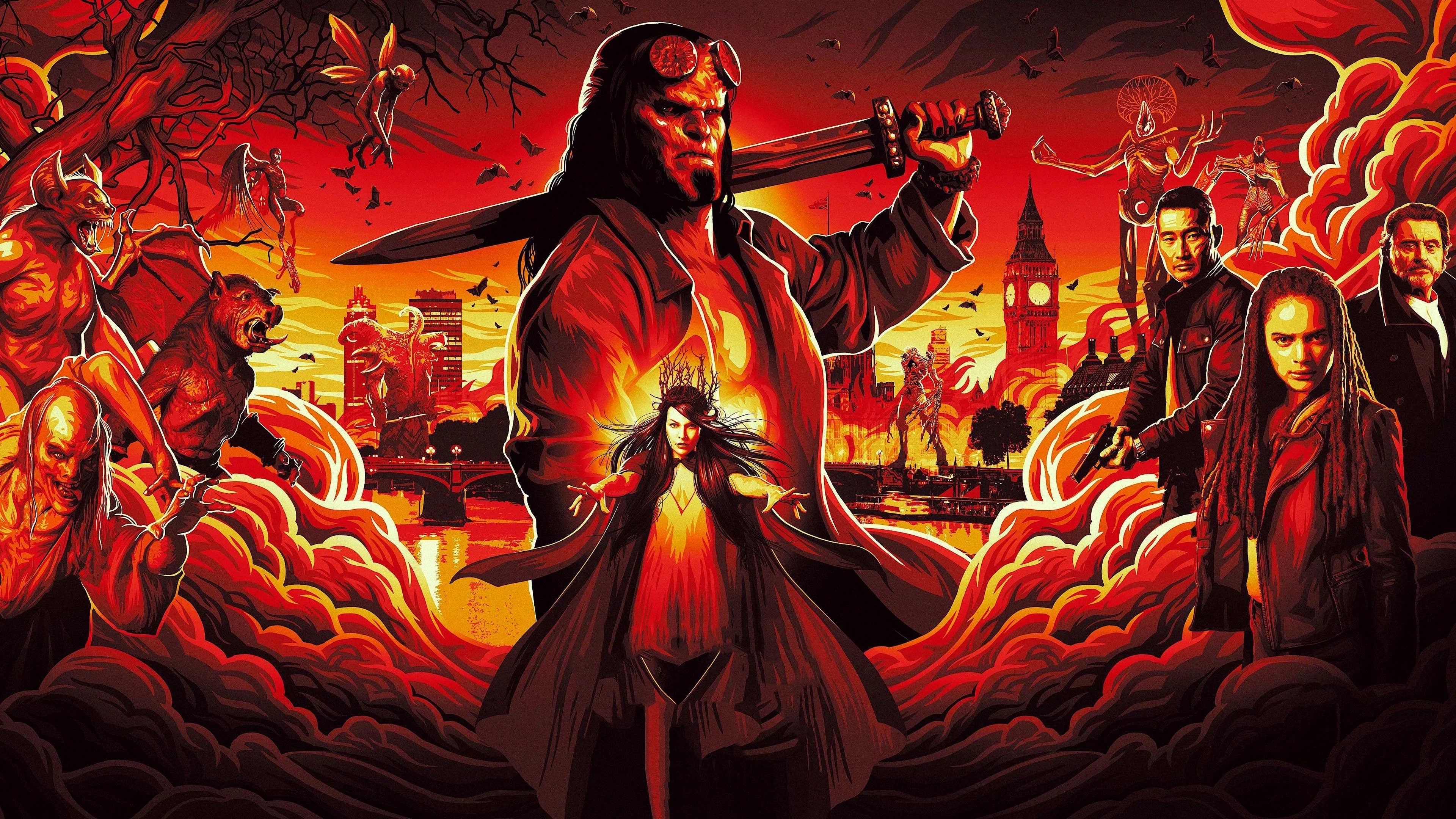 Where to buy Hellboy (2019) posters - Popcorn Poster Shop