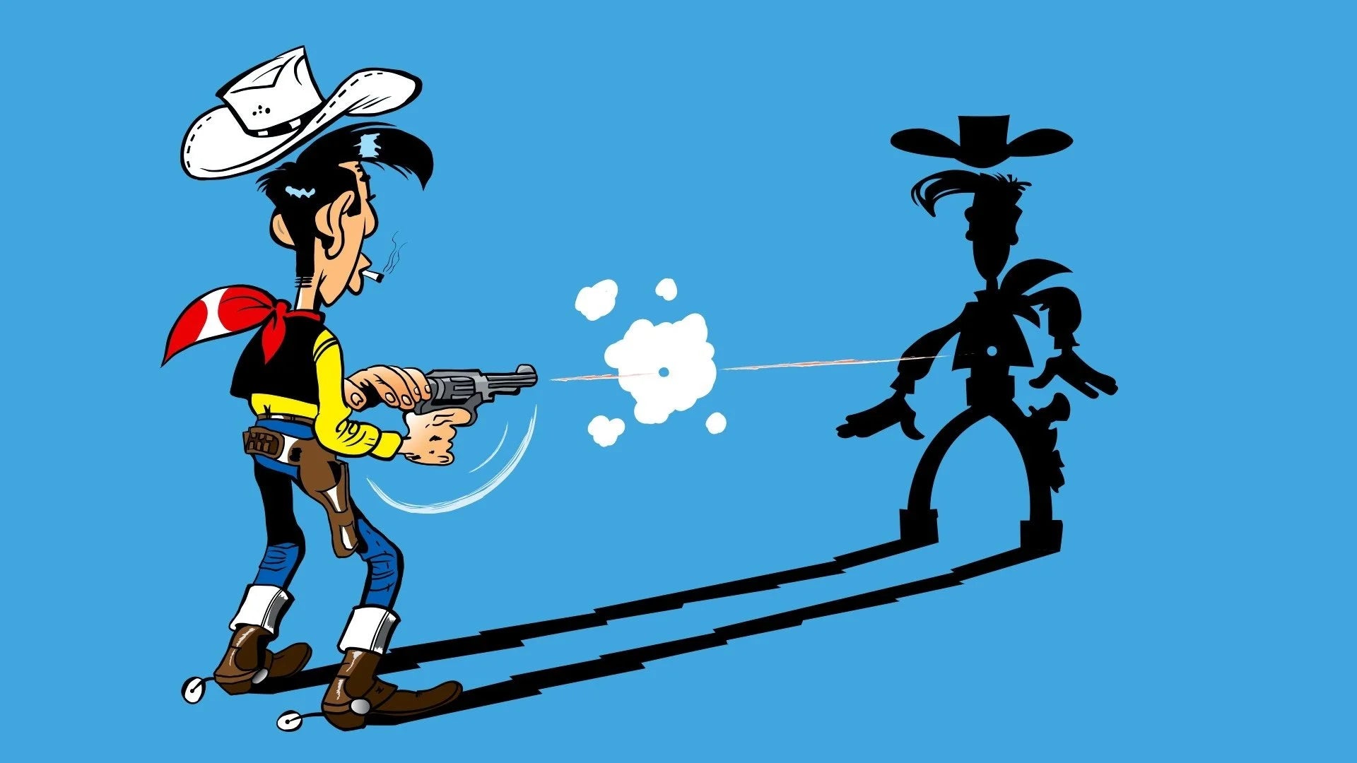 Where to buy Lucky Luke (1984) posters - Popcorn Poster Shop