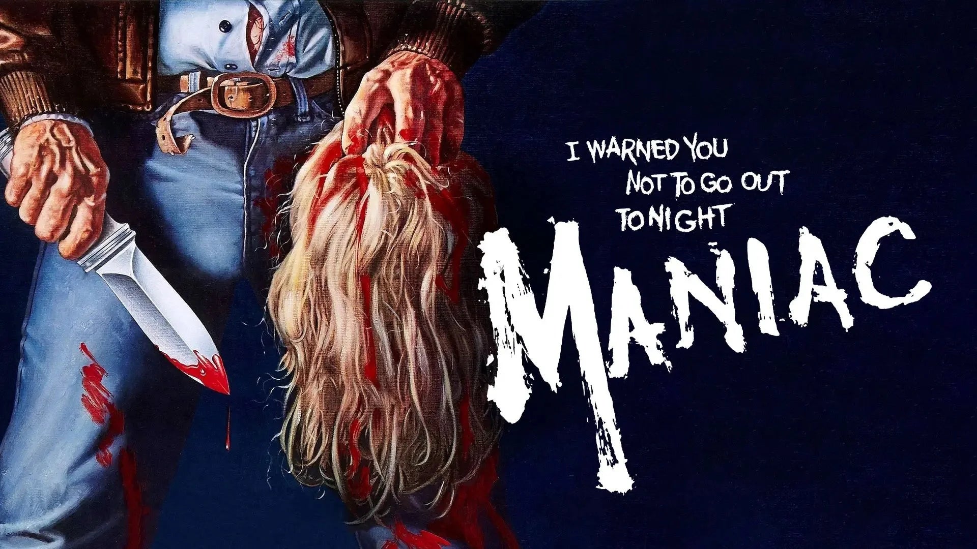 Where to buy Maniac (1980) posters - Popcorn Poster Shop