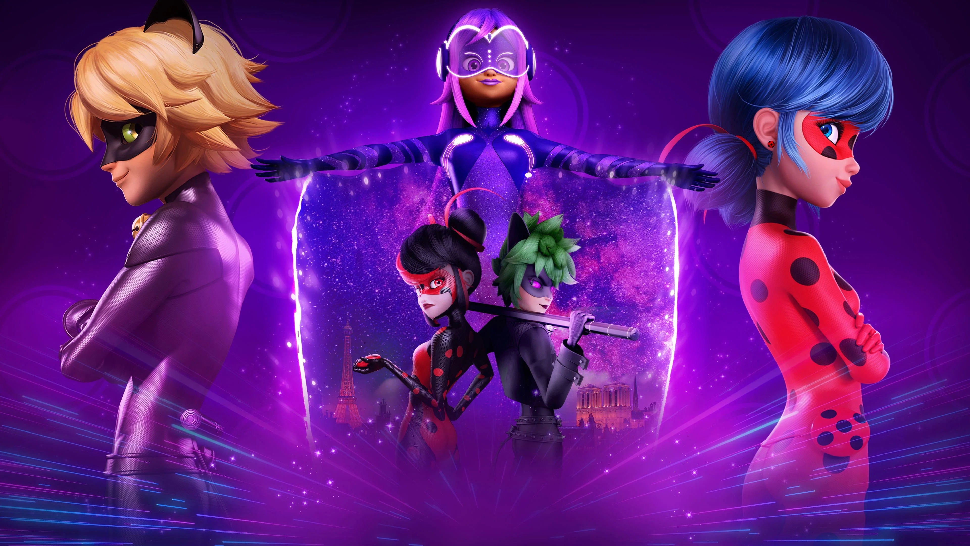 Where to buy Miraculous World Paris, Tales of Shadybug and Claw Noir (2023) posters - Popcorn Poster Shop