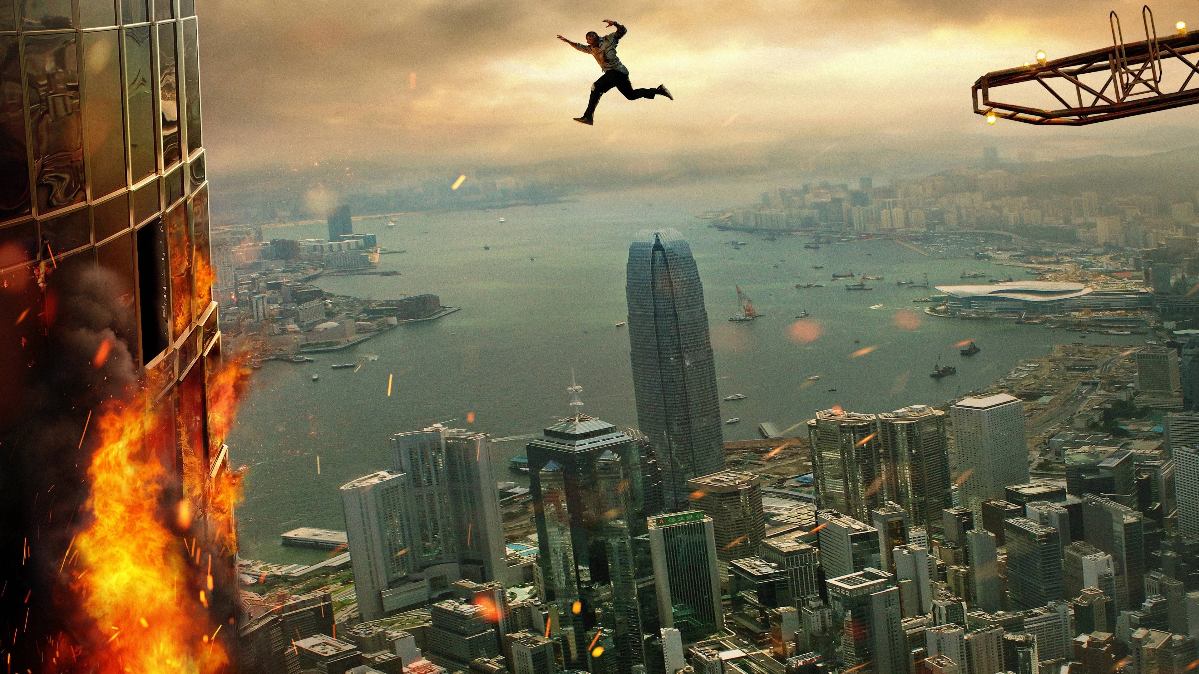 Where to buy Skyscraper (2018) posters - Popcorn Poster Shop