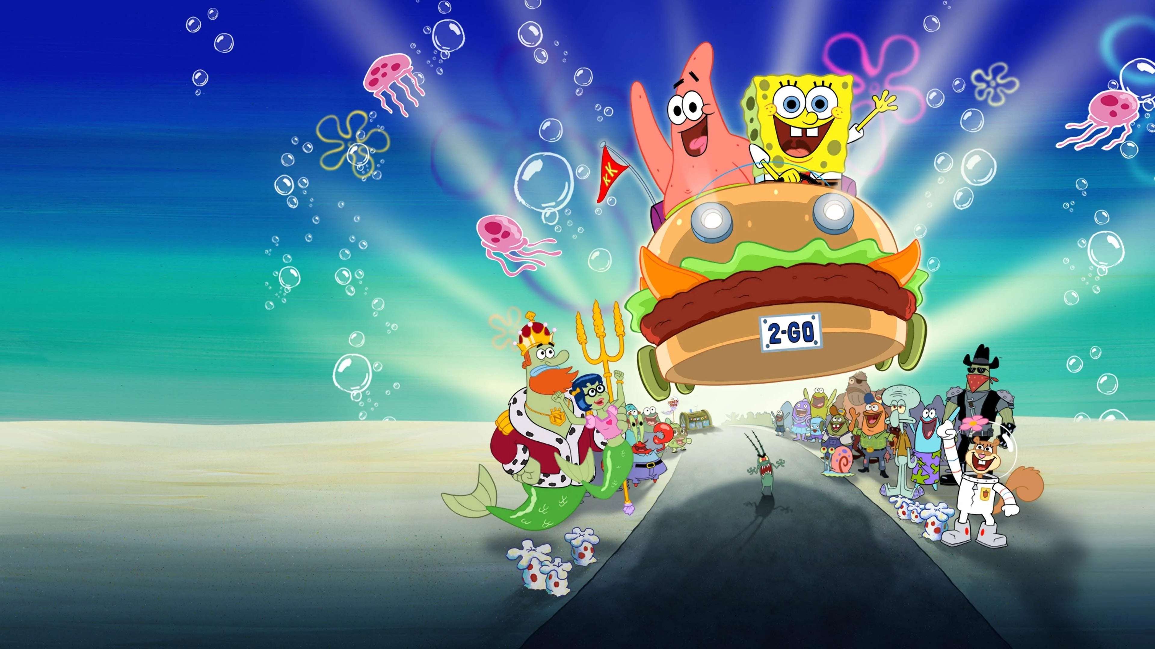 Where to buy The SpongeBob SquarePants Movie (2004) posters - Popcorn Poster Shop