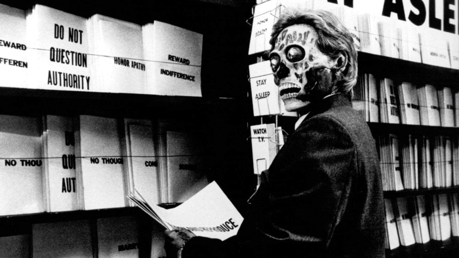 Where to buy They Live (1988) posters - Popcorn Poster Shop
