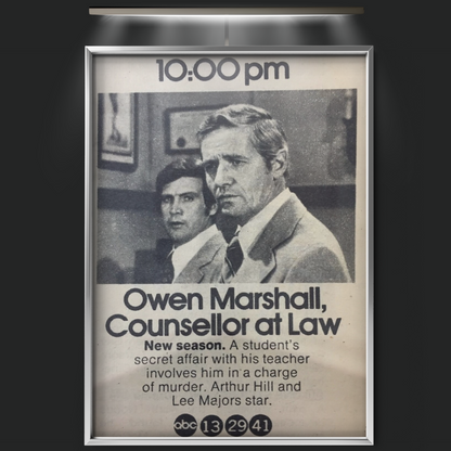 Owen Marshall Counselor At Law (1971)