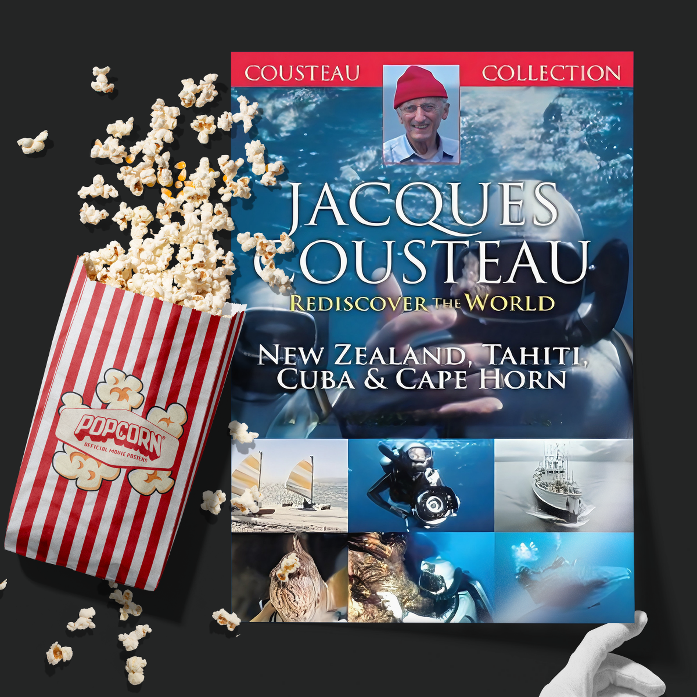 Jacques Cousteau Rediscover The World New Zealand, Tahiti, Cuba, & Cape Horn (1986)