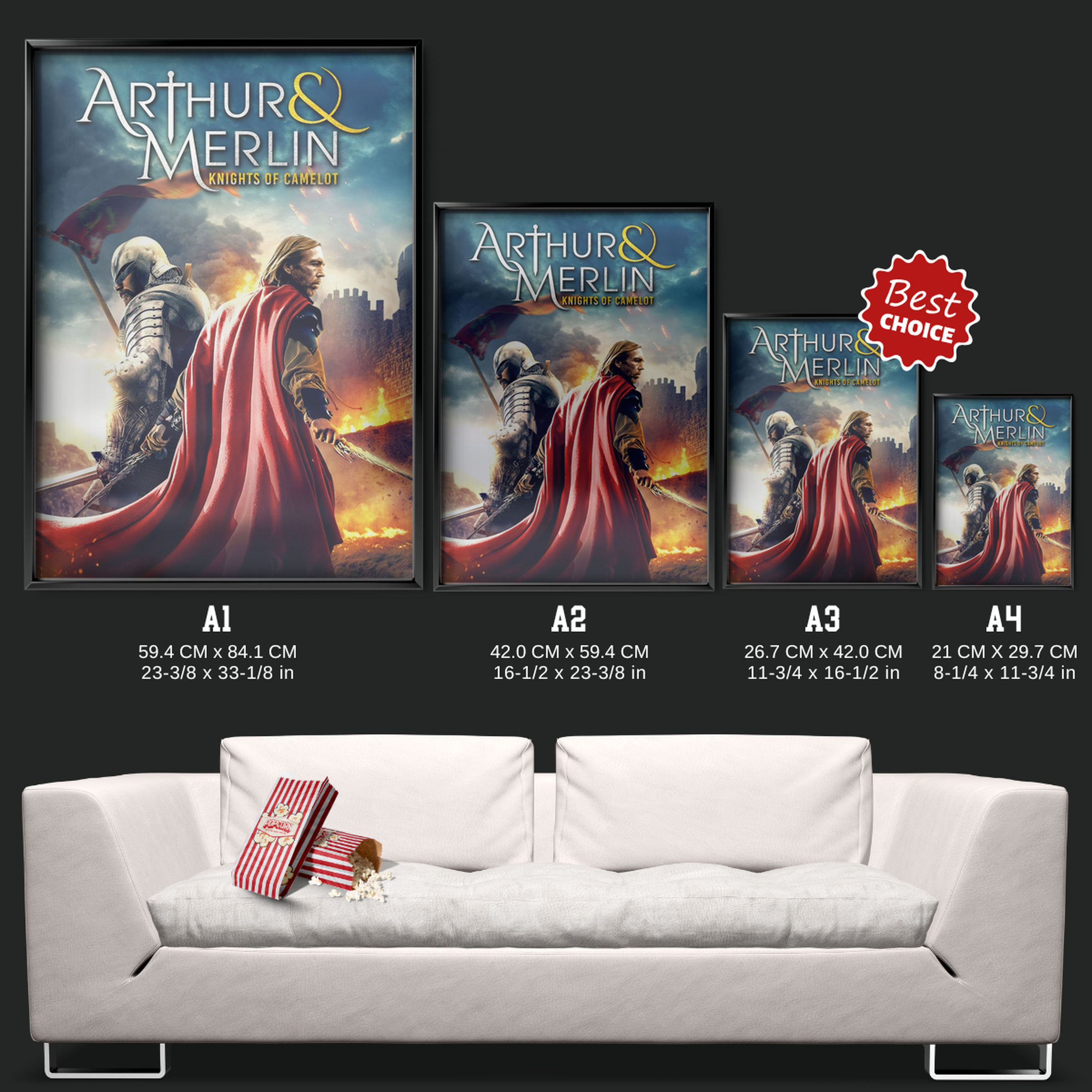 Arthur & Merlin Knights Of Camelot (2020)