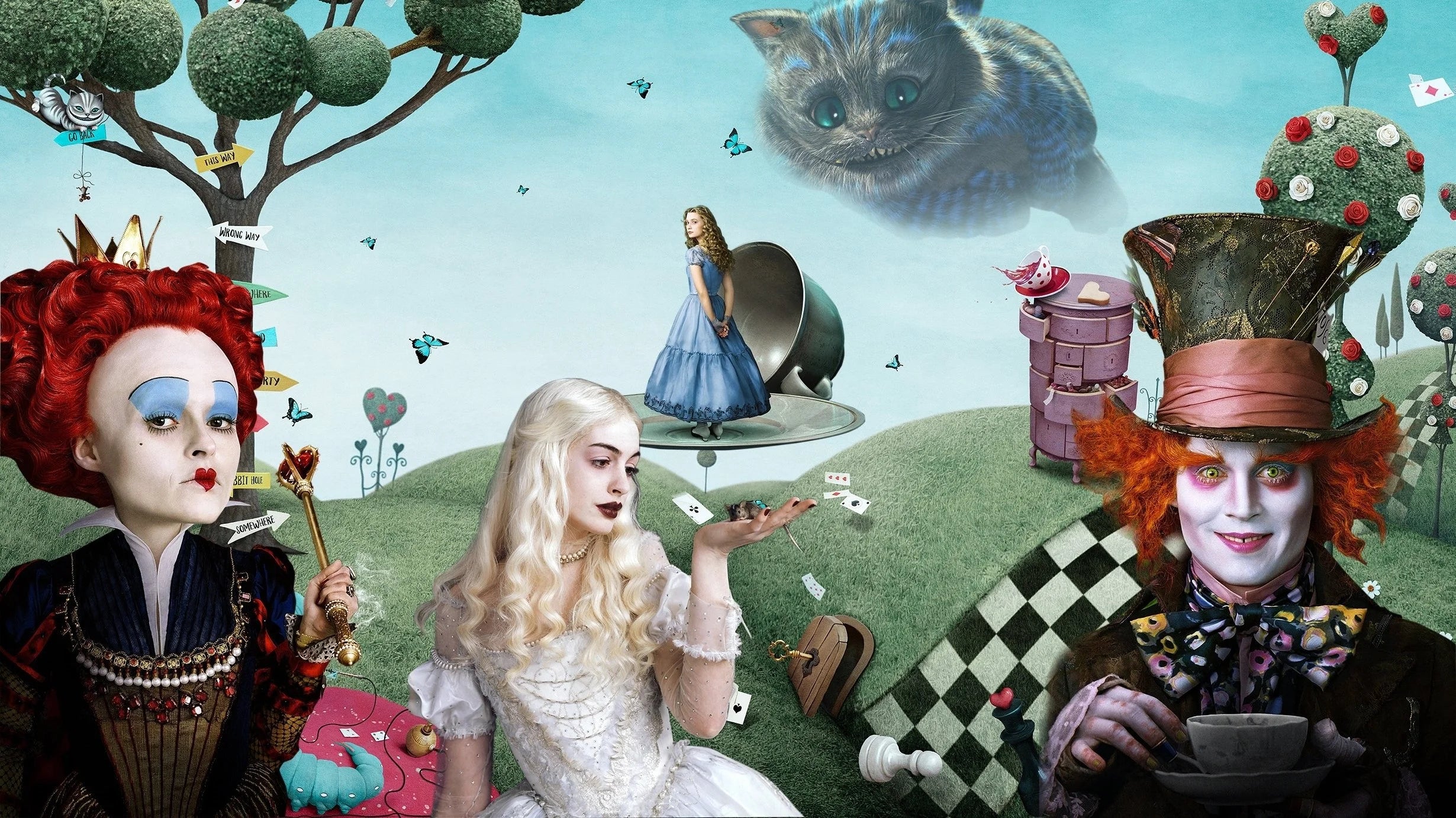 High quality Alice in Wonderland (2010) prints online - Popcorn Poster Official