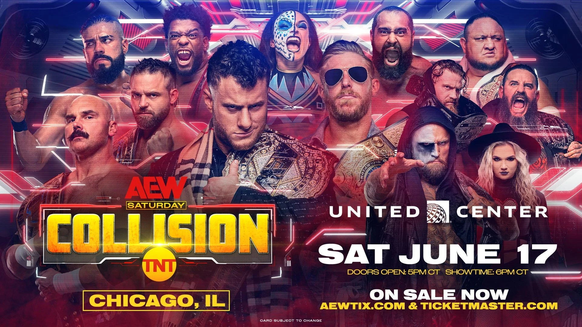 High quality All Elite Wrestling Collision (2023) prints online - Popcorn Poster Official
