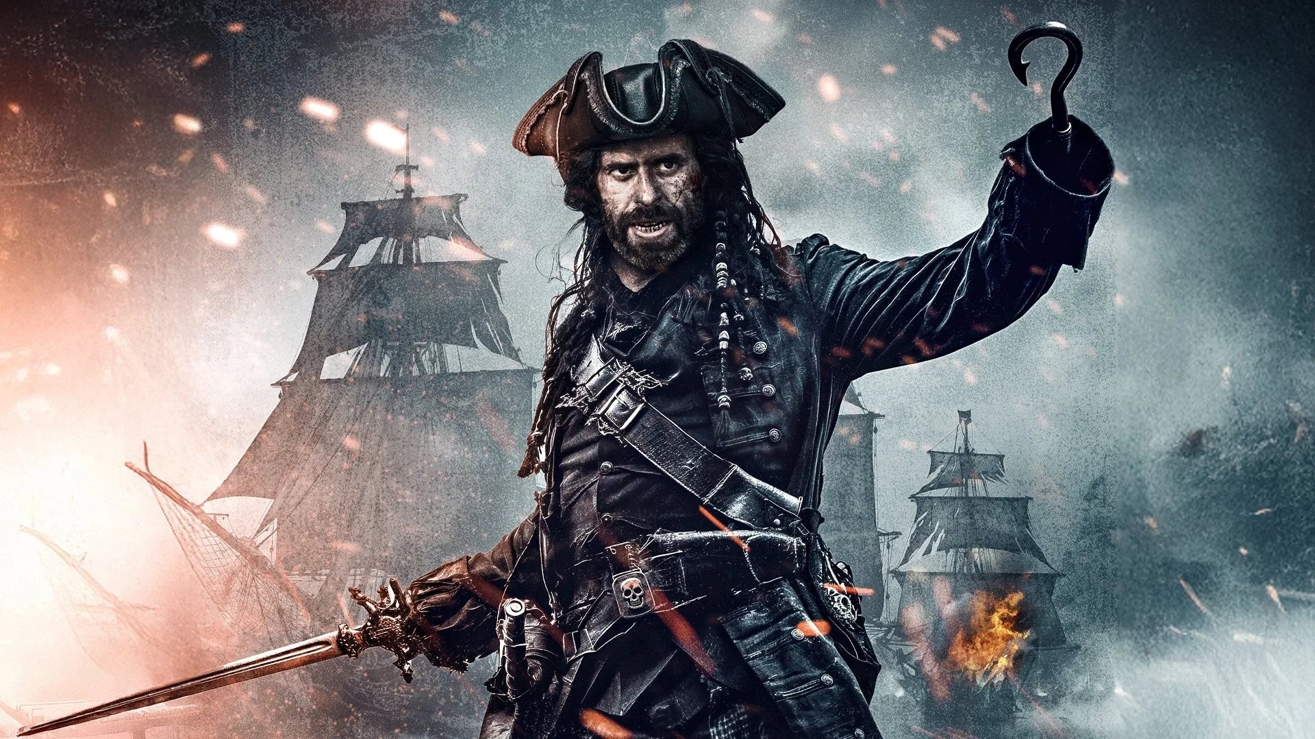 High quality Captain Hook The Cursed Tides (2025) prints online - Popcorn Poster Official