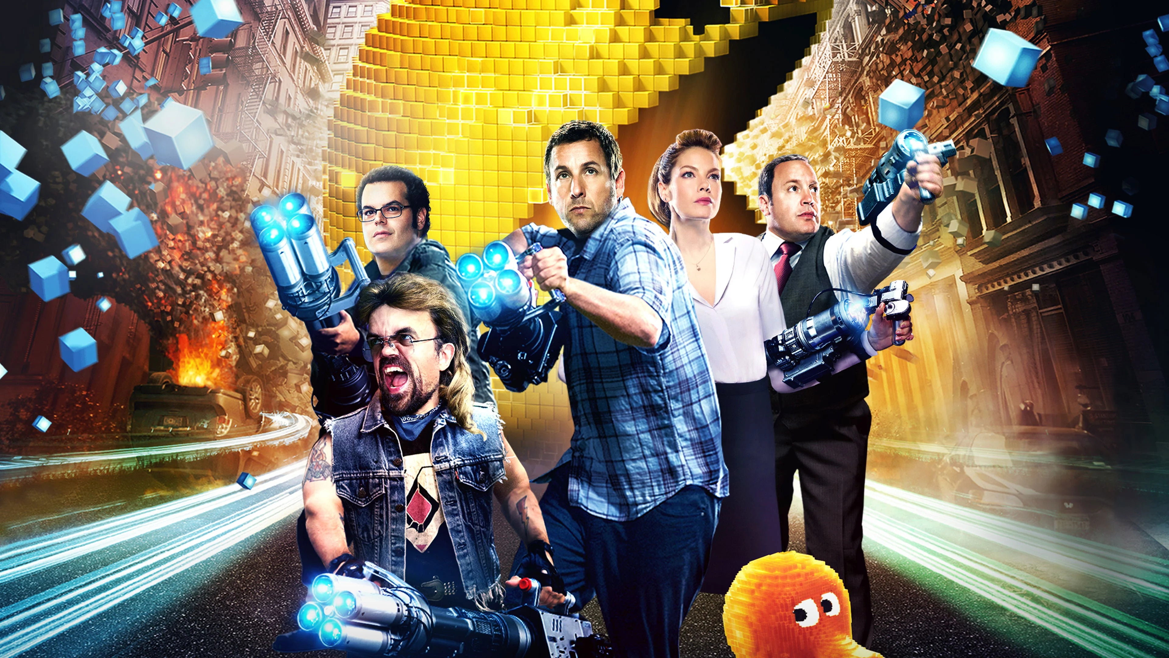 High quality Pixels (2015) prints online - Popcorn Poster Official