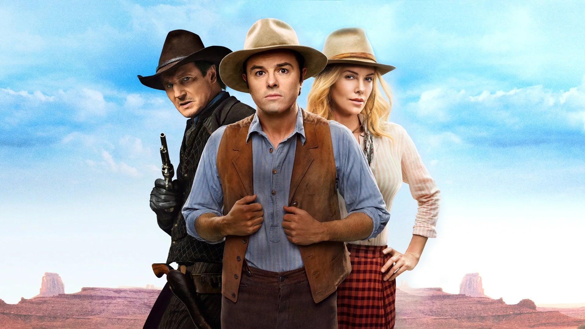 A Million Ways to Die in the West (2014) home theater movie art - The Popcorn Poster Store