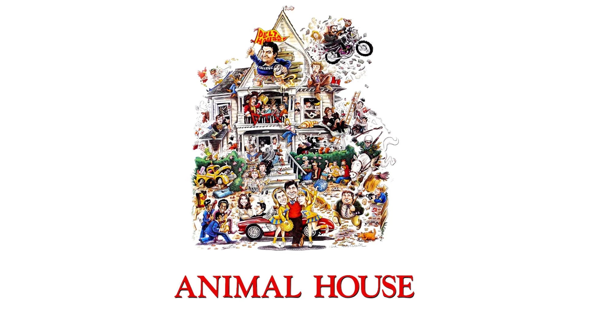 Animal House (1978) home theater movie art - The Popcorn Poster Store