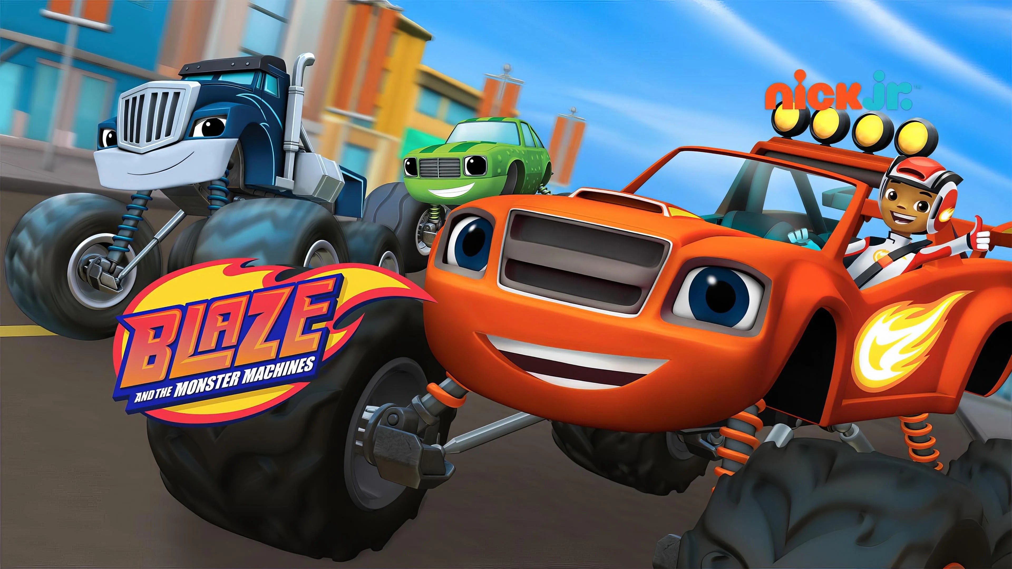 Blaze and the Monster Machines (2014) home theater movie art - The Popcorn Poster Store