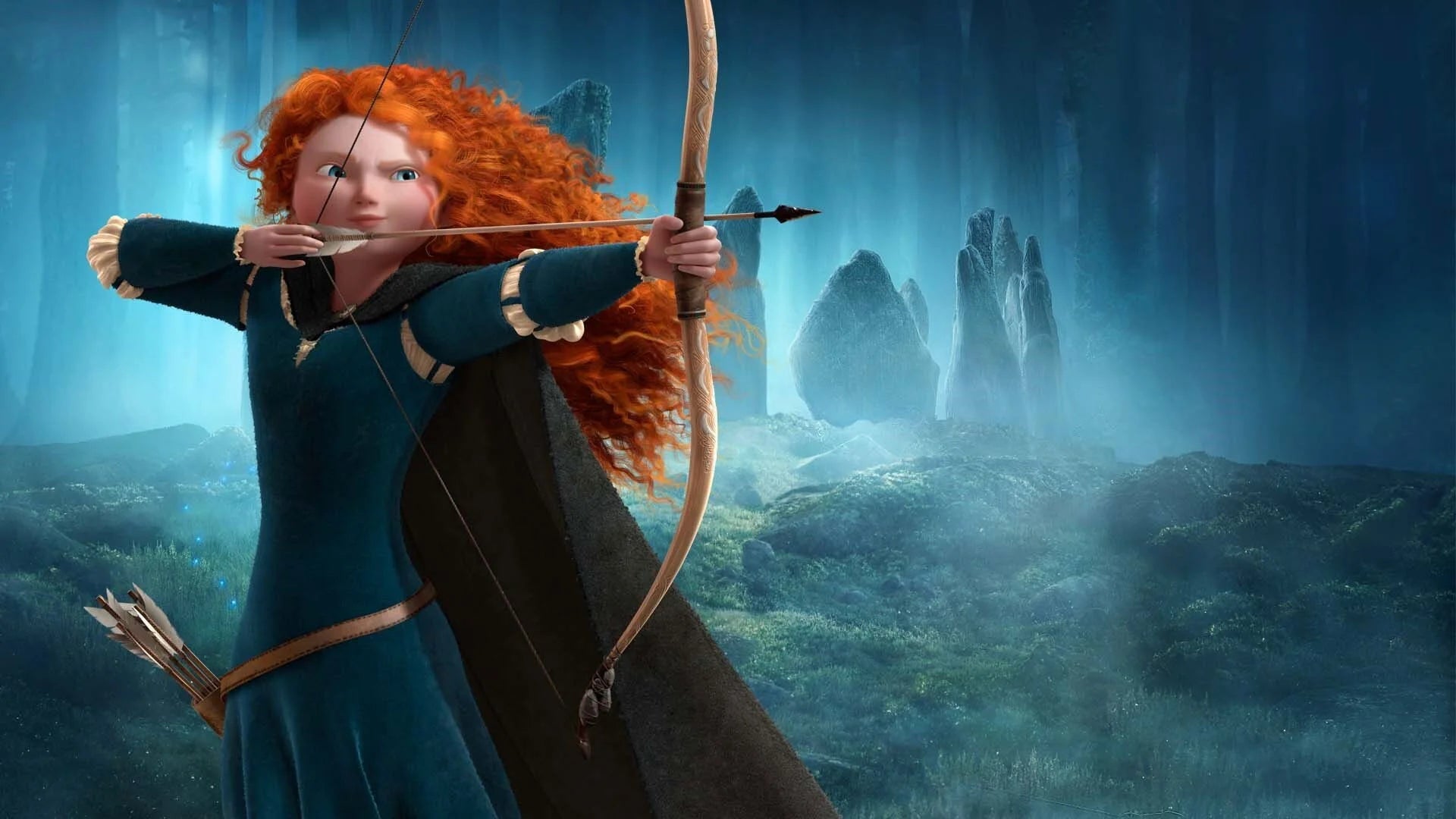 Brave (2012) home theater movie art - The Popcorn Poster Store