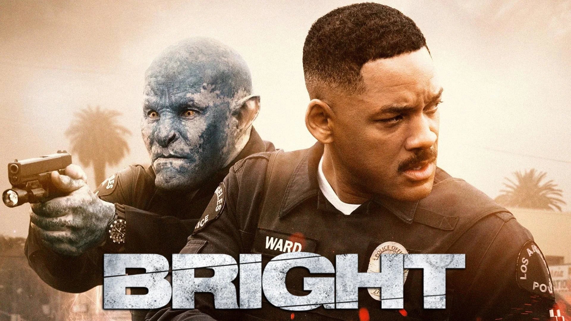 Bright (2017) home theater movie art - The Popcorn Poster Store