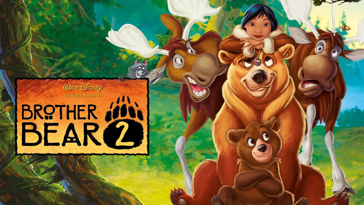 Brother Bear 2 (2006) home theater movie art - The Popcorn Poster Store
