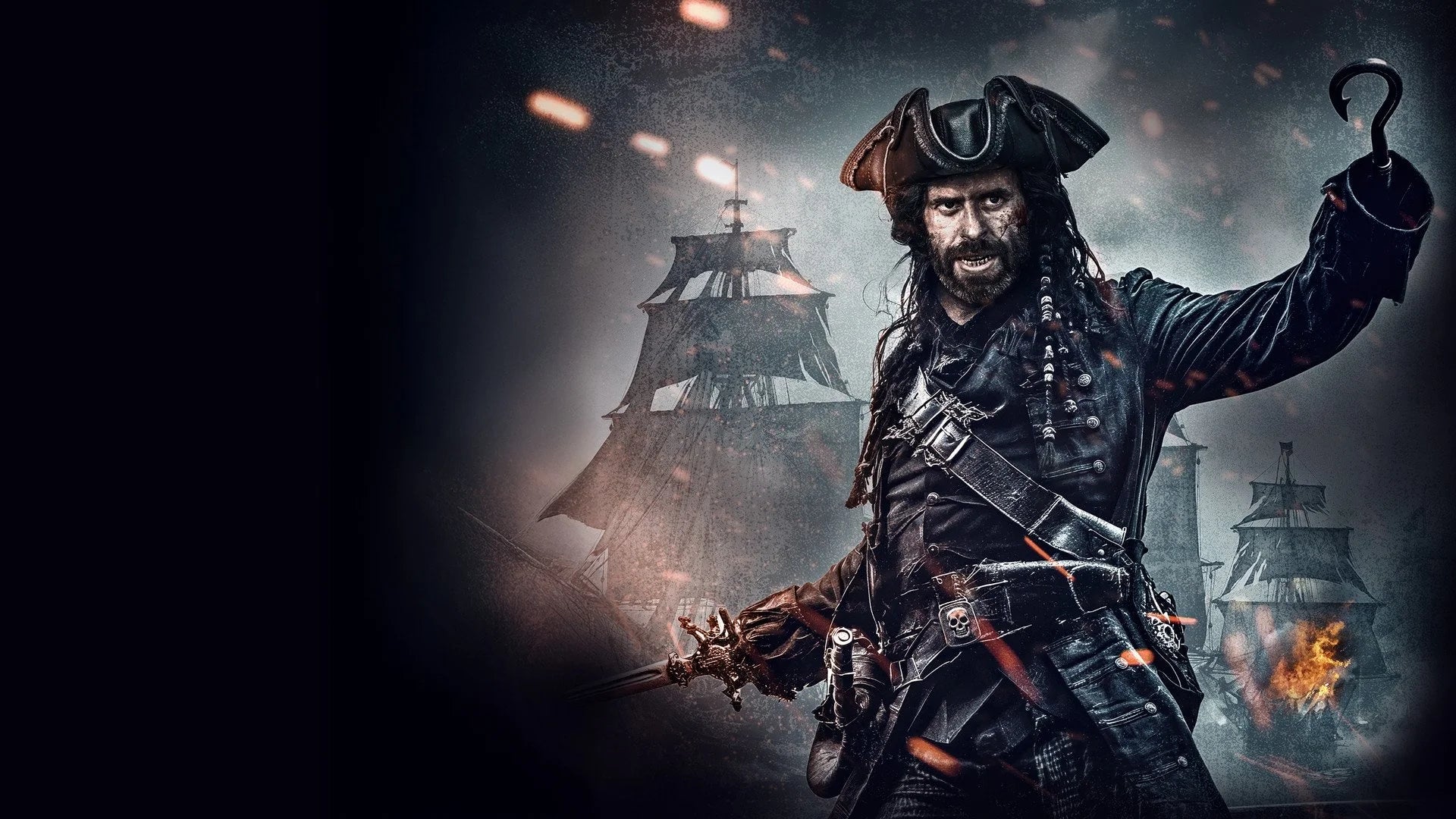 Captain Hook The Cursed Tides (2025) home theater movie art - The Popcorn Poster Store