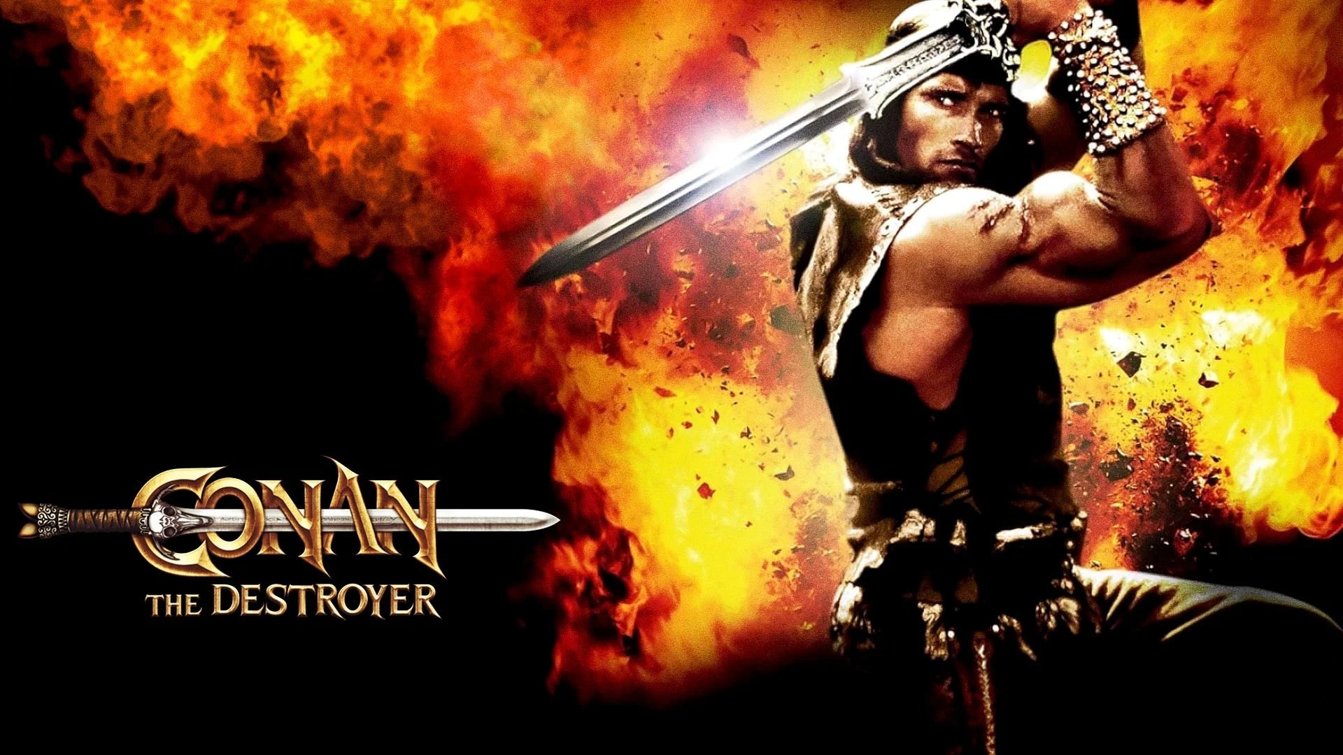 Conan the Destroyer (1984) home theater movie art - The Popcorn Poster Store
