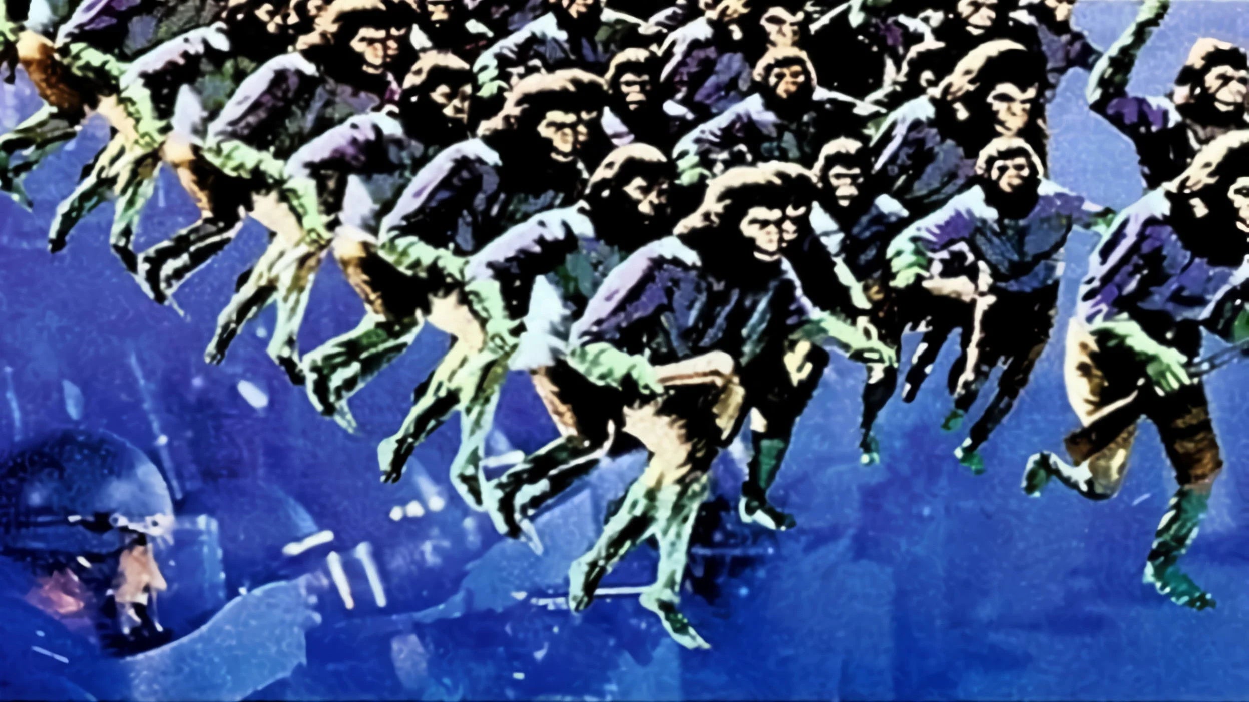 Conquest of the Planet of the Apes (1972) home theater movie art - The Popcorn Poster Store