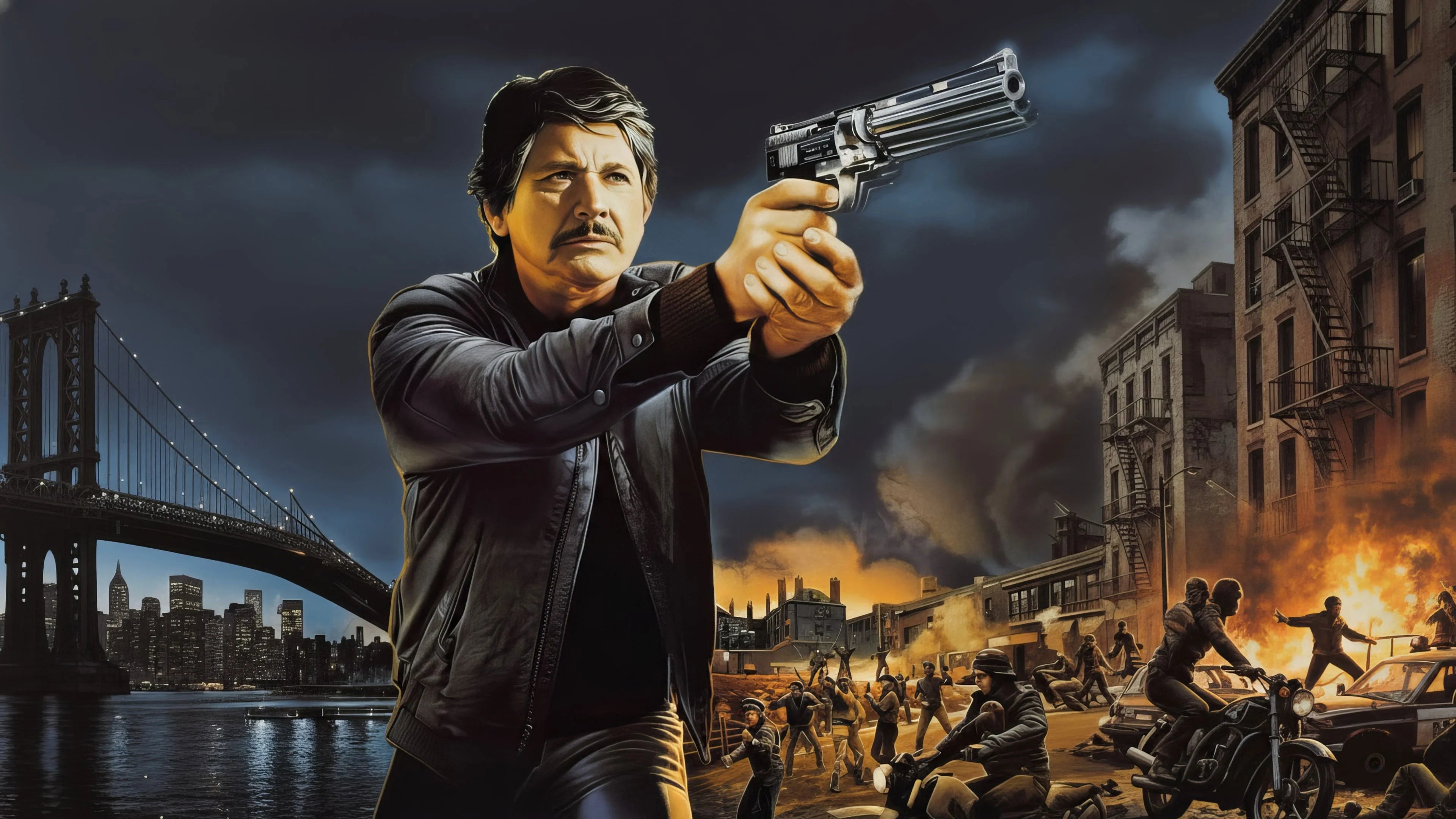 Death Wish 3 (1985) home theater movie art - The Popcorn Poster Store