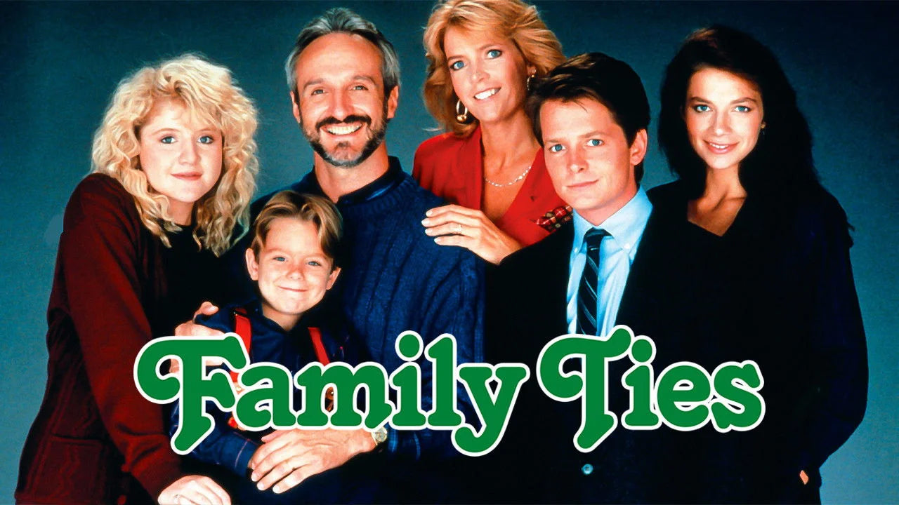 Family Ties (1982) home theater movie art - The Popcorn Poster Store