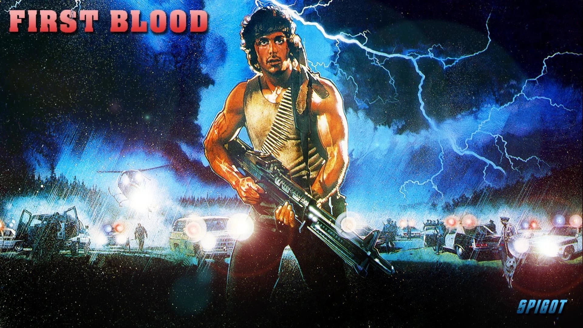 First Blood (1982) home theater movie art - The Popcorn Poster Store