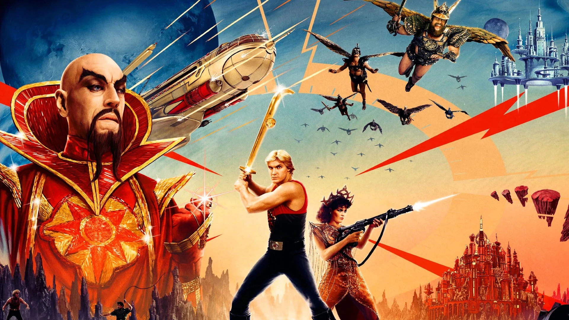 Flash Gordon (1980) home theater movie art - The Popcorn Poster Store