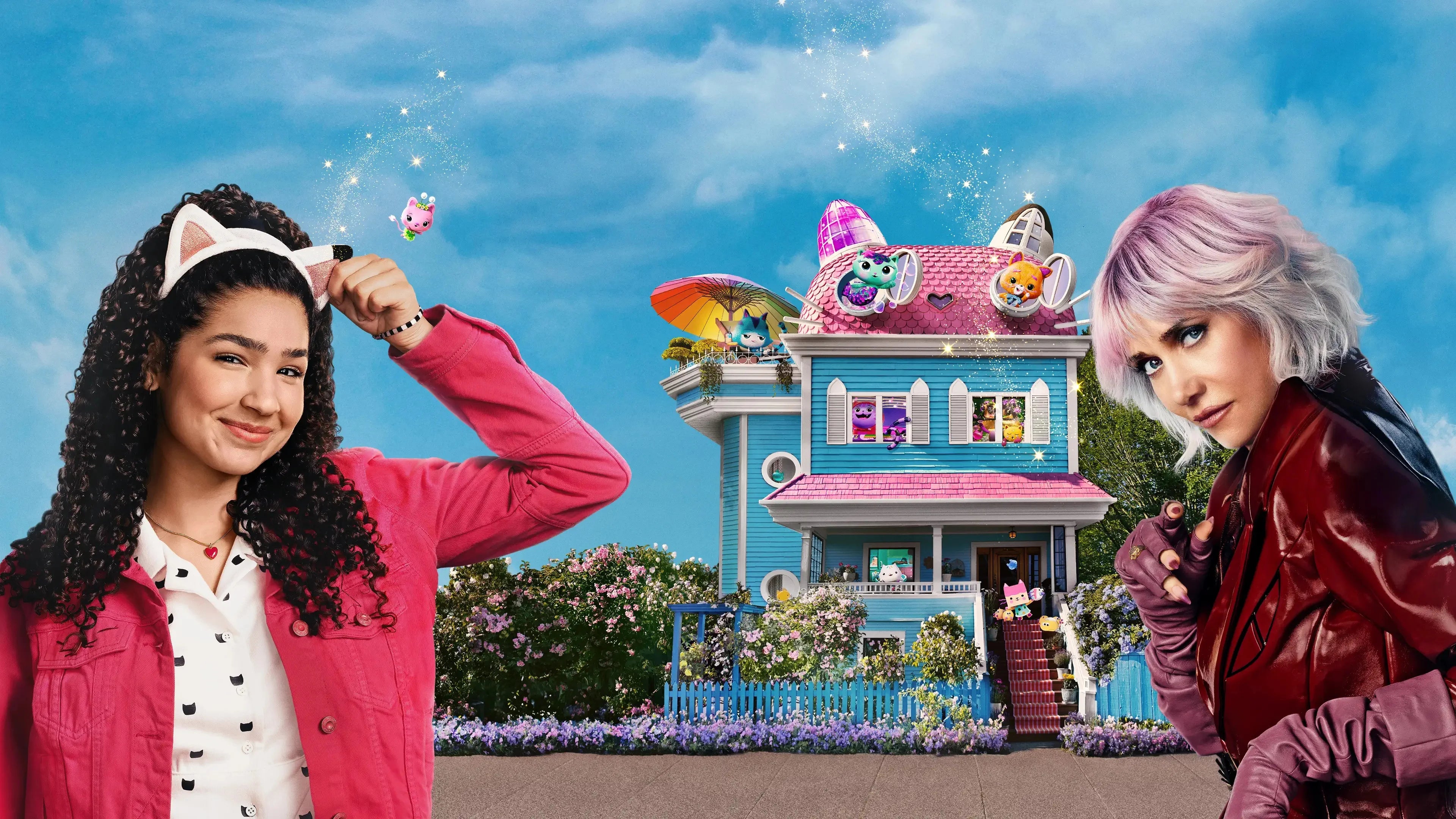Gabby's Dollhouse The Movie (2025) home theater movie art - The Popcorn Poster Store