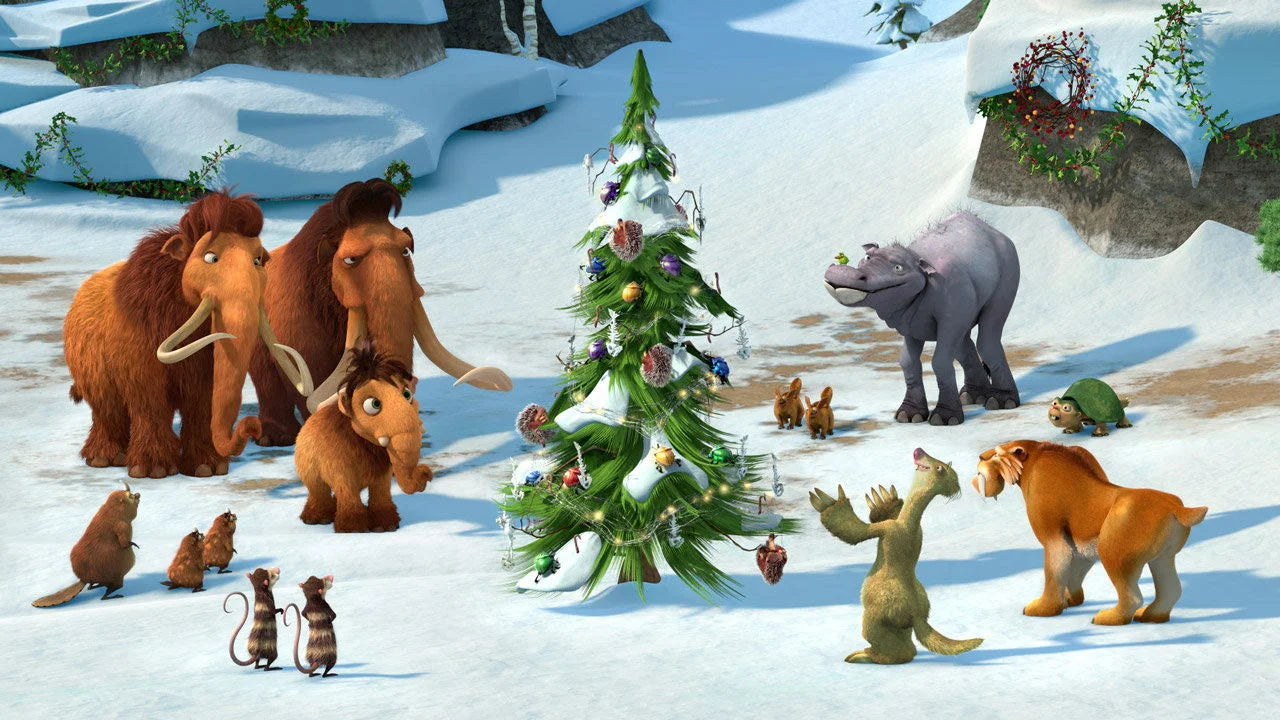 Ice Age A Mammoth Christmas (2011) home theater movie art - The Popcorn Poster Store