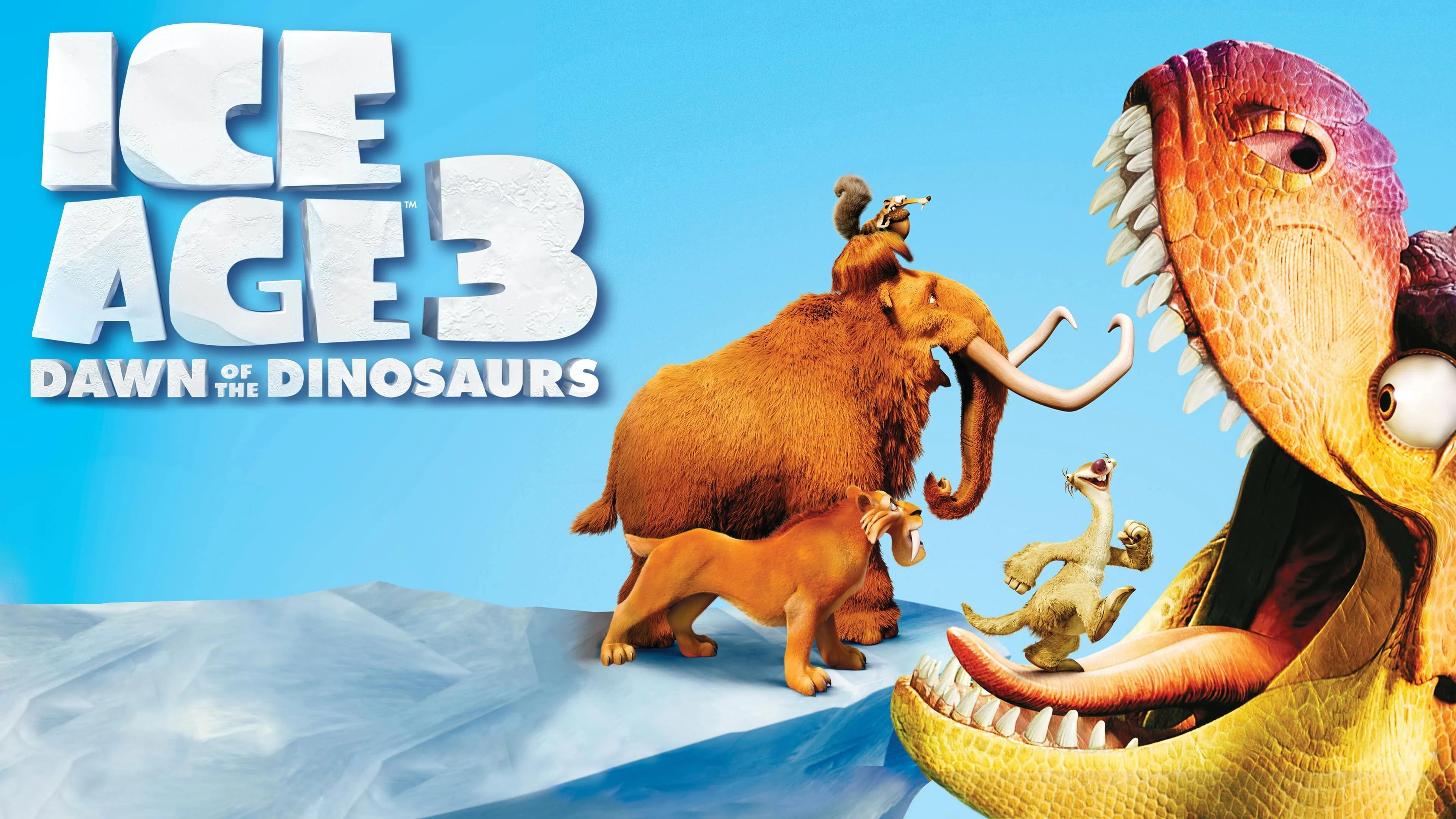 Ice Age Dawn of the Dinosaurs (2009) home theater movie art - The Popcorn Poster Store