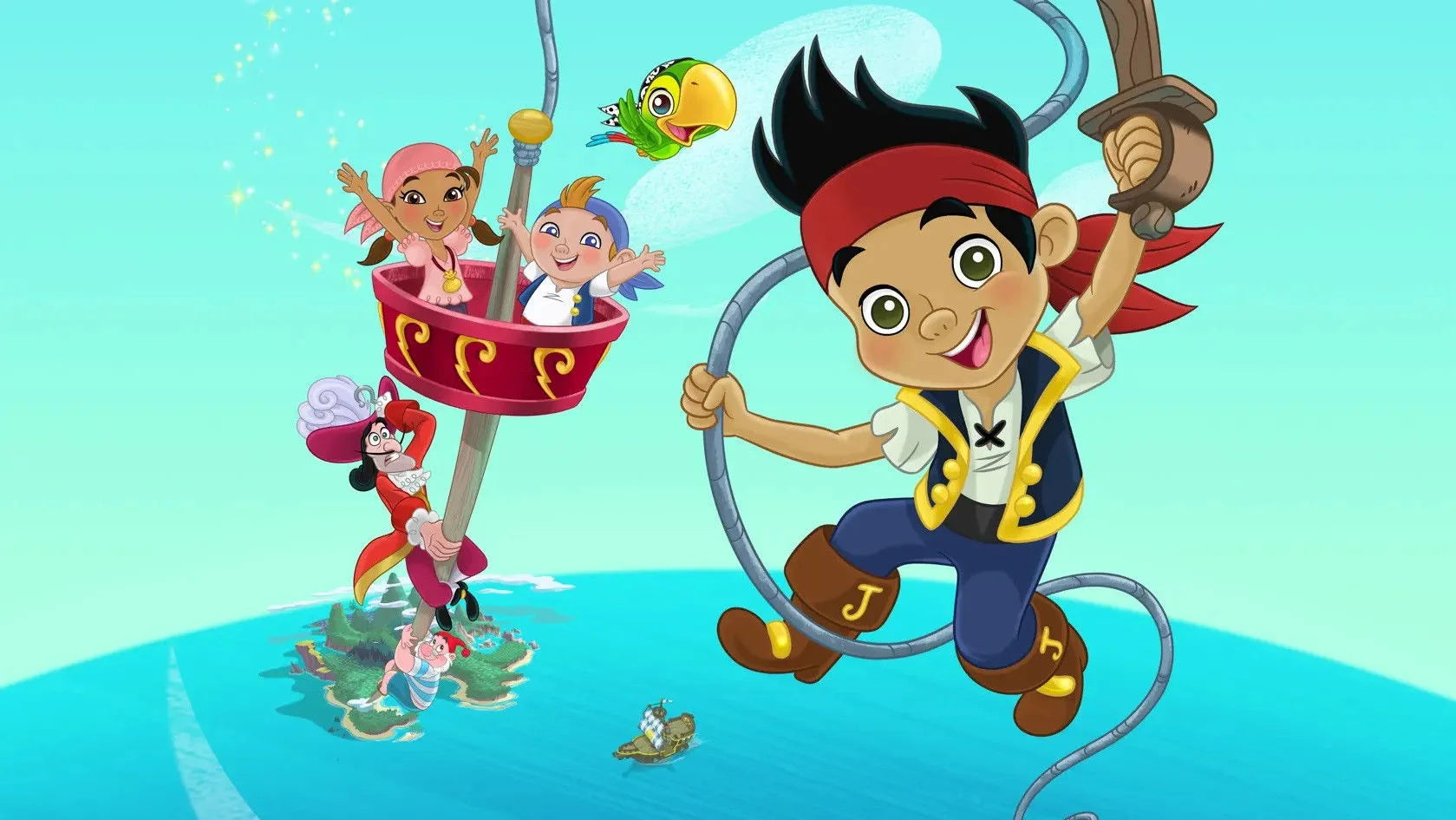 Jake and the Never Land Pirates (2011) home theater movie art - The Popcorn Poster Store