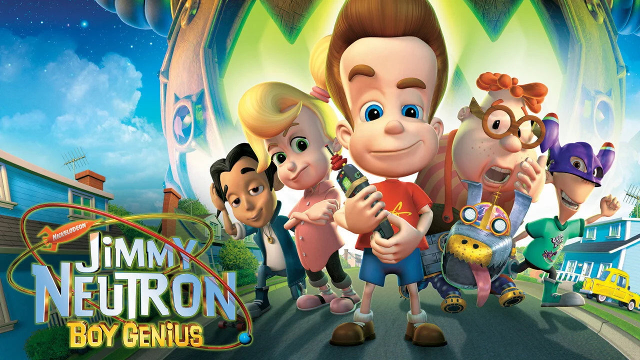 Jimmy Neutron Boy Genius (2001) home theater movie art - The Popcorn Poster Store