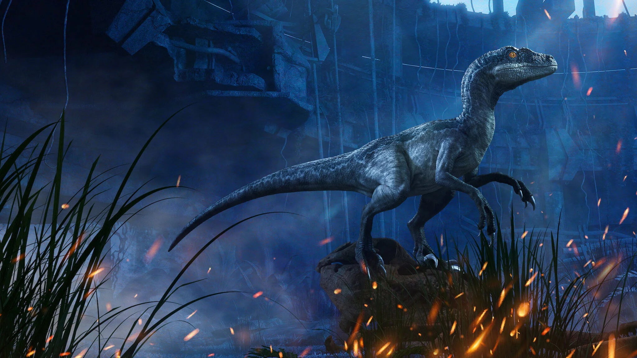 Jurassic World Camp Cretaceous (2020) home theater movie art - The Popcorn Poster Store