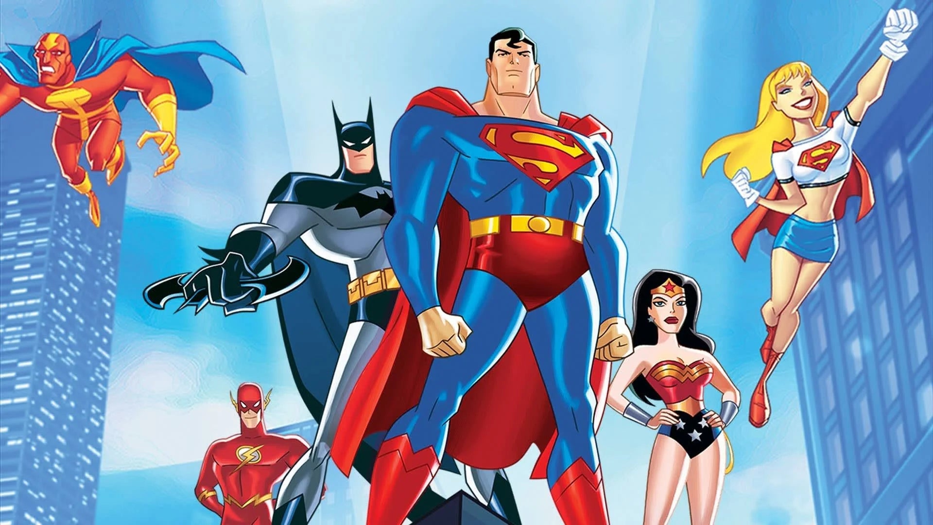Justice League Unlimited (2004) home theater movie art - The Popcorn Poster Store