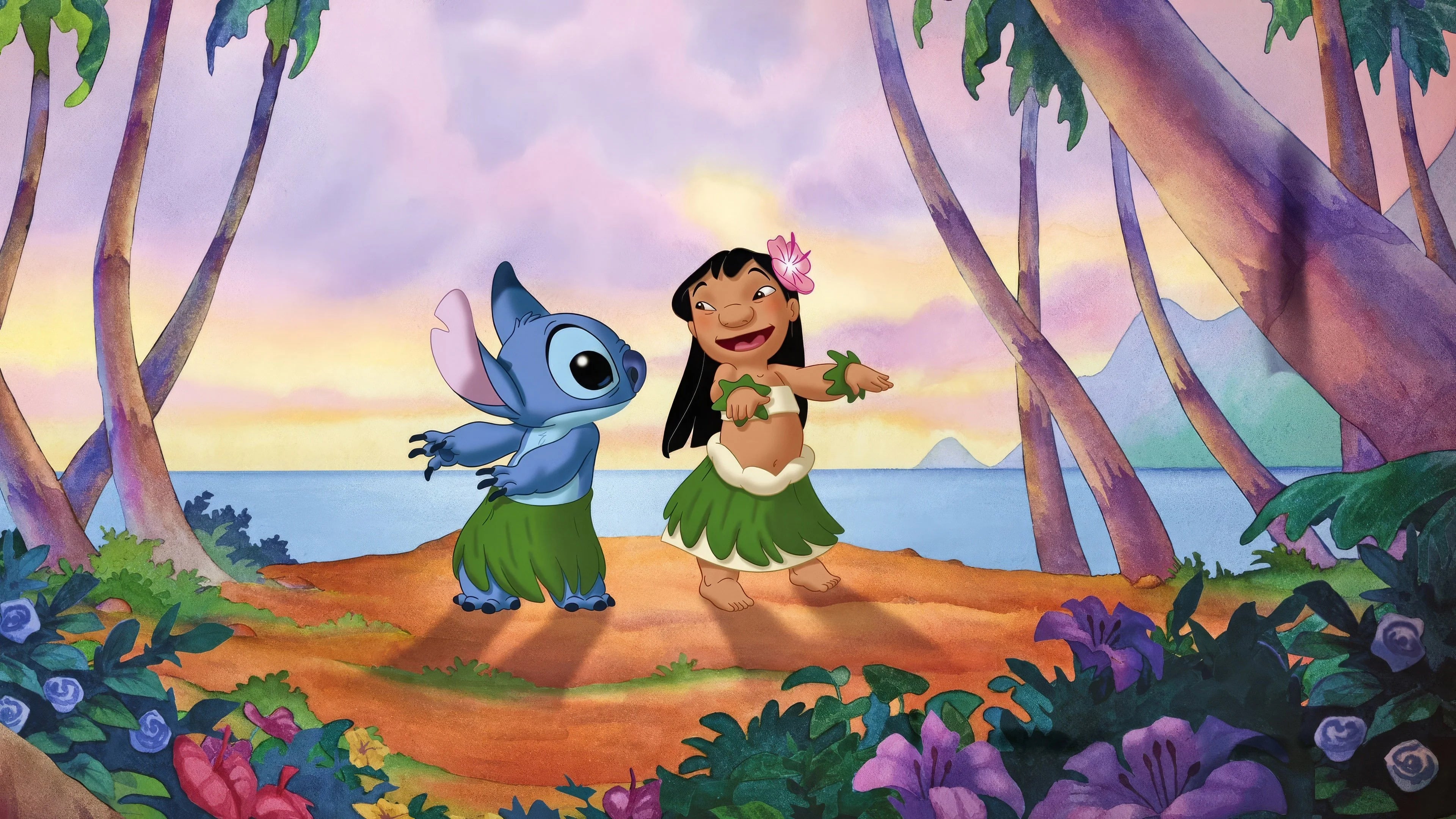 Lilo & Stitch (2002) home theater movie art - The Popcorn Poster Store