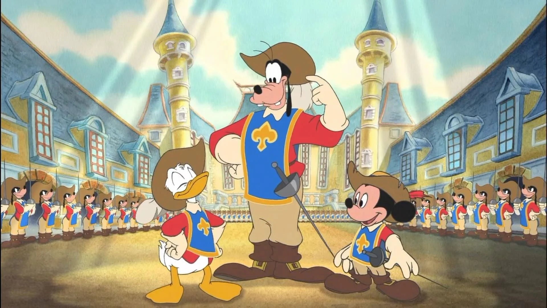 Mickey, Donald, Goofy The Three Musketeers (2004) home theater movie art - The Popcorn Poster Store