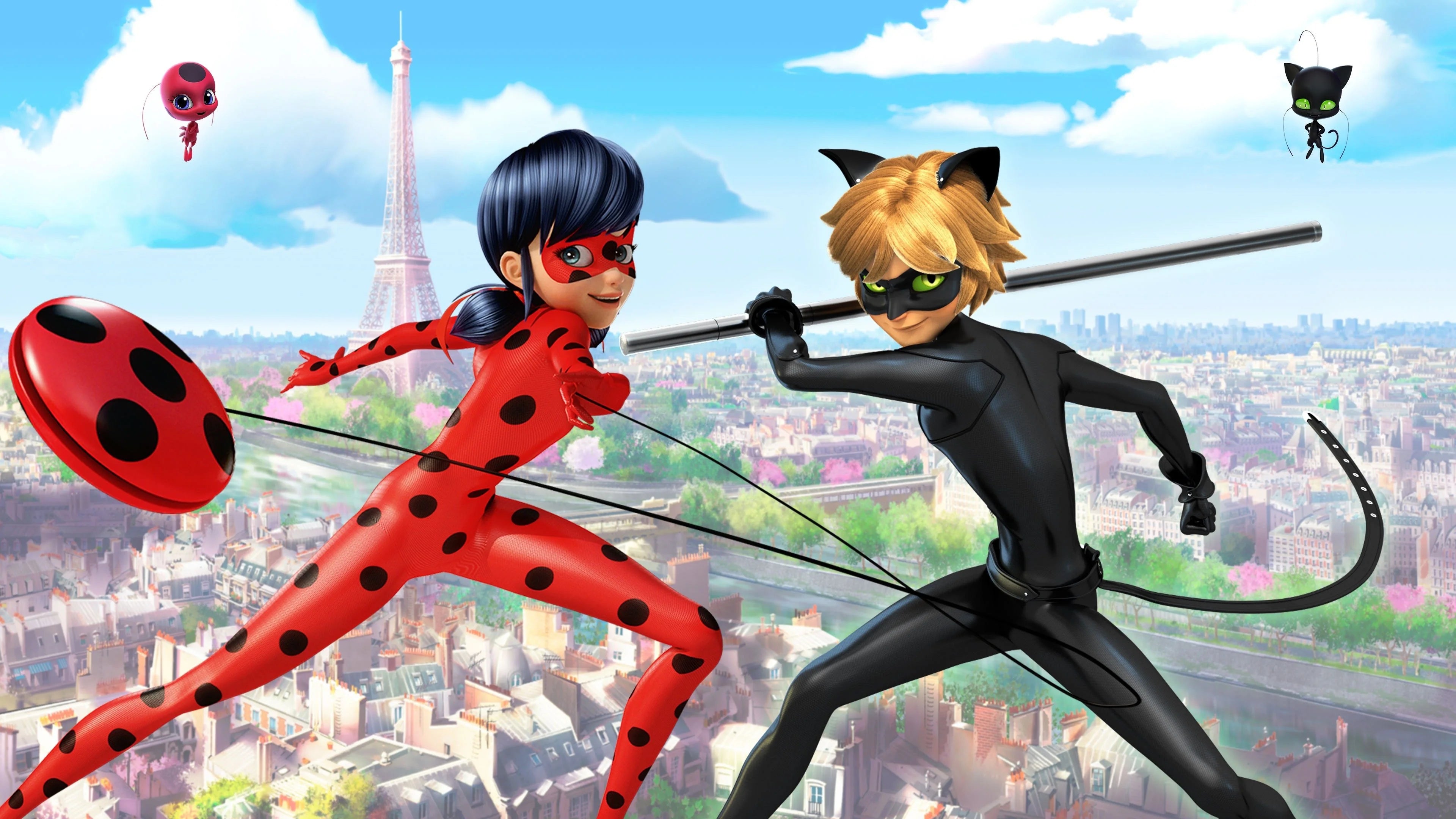 Miraculous Tales of Ladybug & Cat Noir (2015) home theater movie art - The Popcorn Poster Store