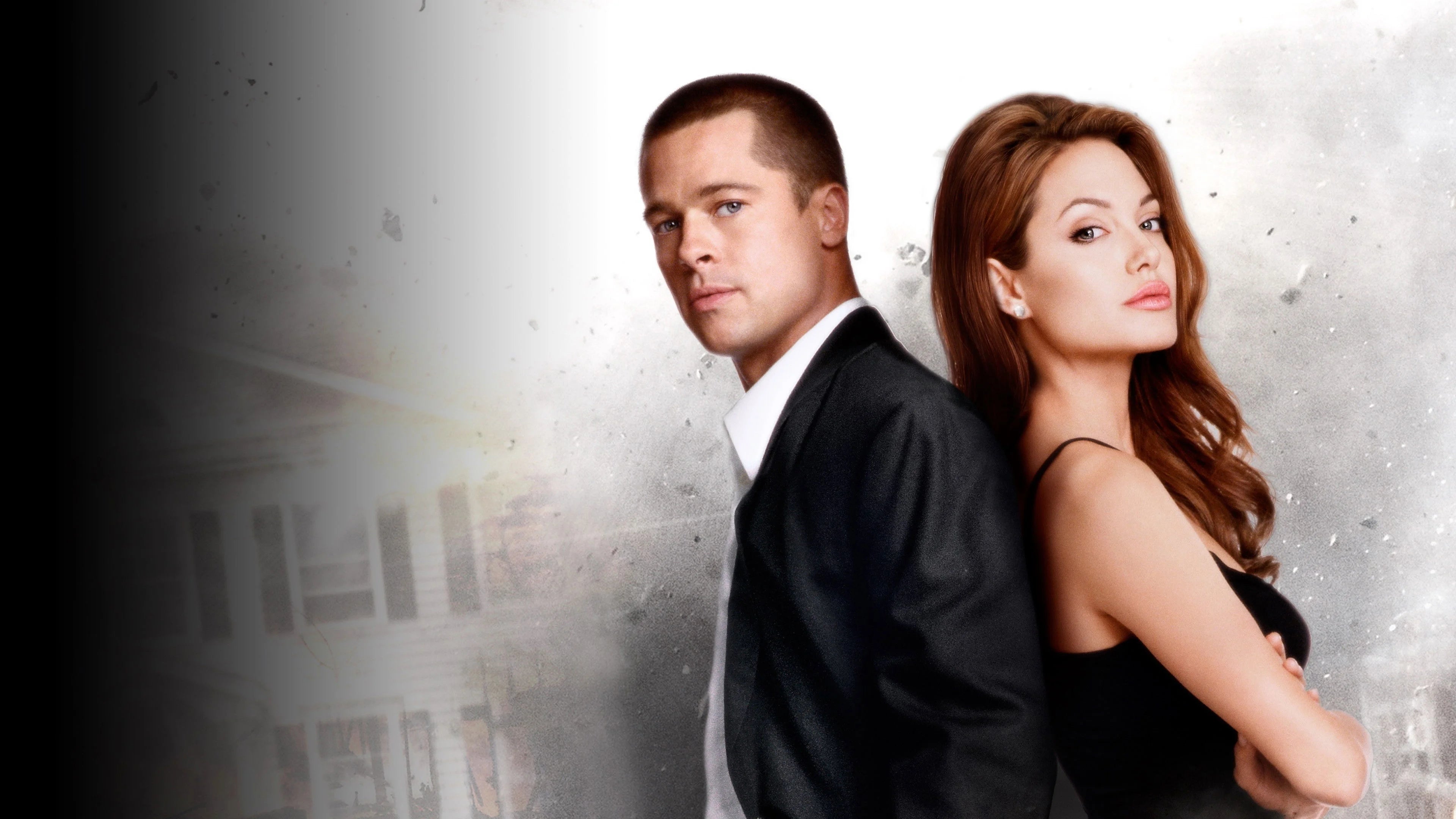 Mr. & Mrs. Smith (2005) home theater movie art - The Popcorn Poster Store