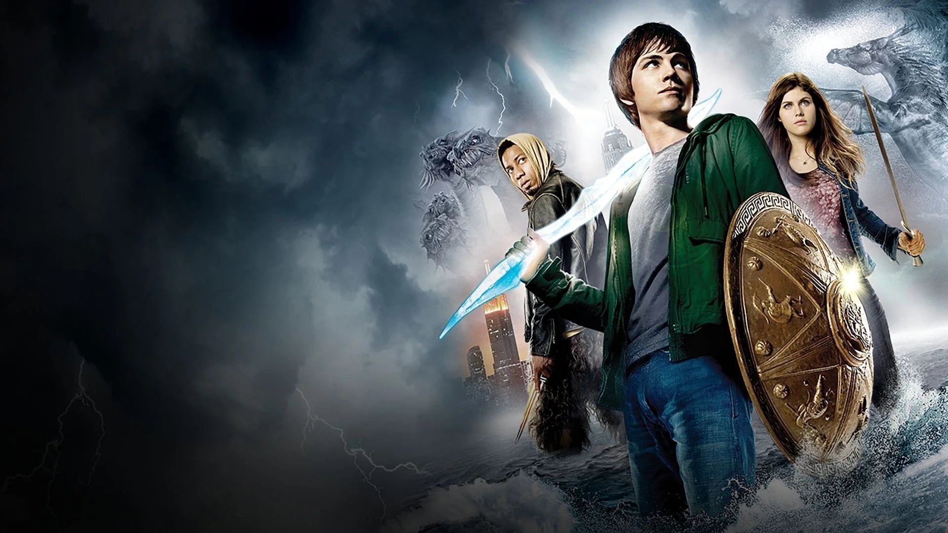 Percy Jackson & the Olympians The Lightning Thief (2010) home theater movie art - The Popcorn Poster Store