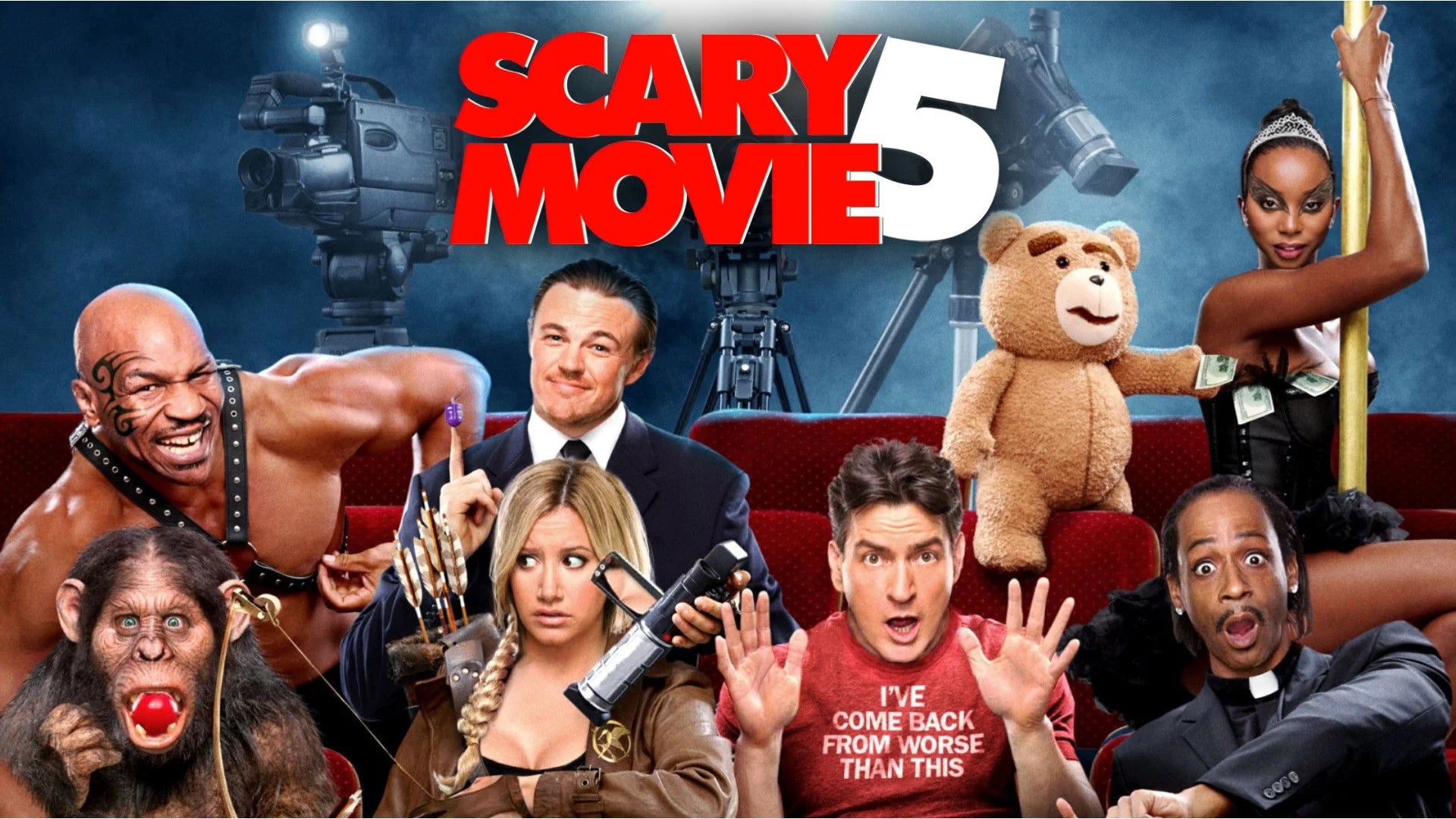 Scary Movie 5 (2013) home theater movie art - The Popcorn Poster Store