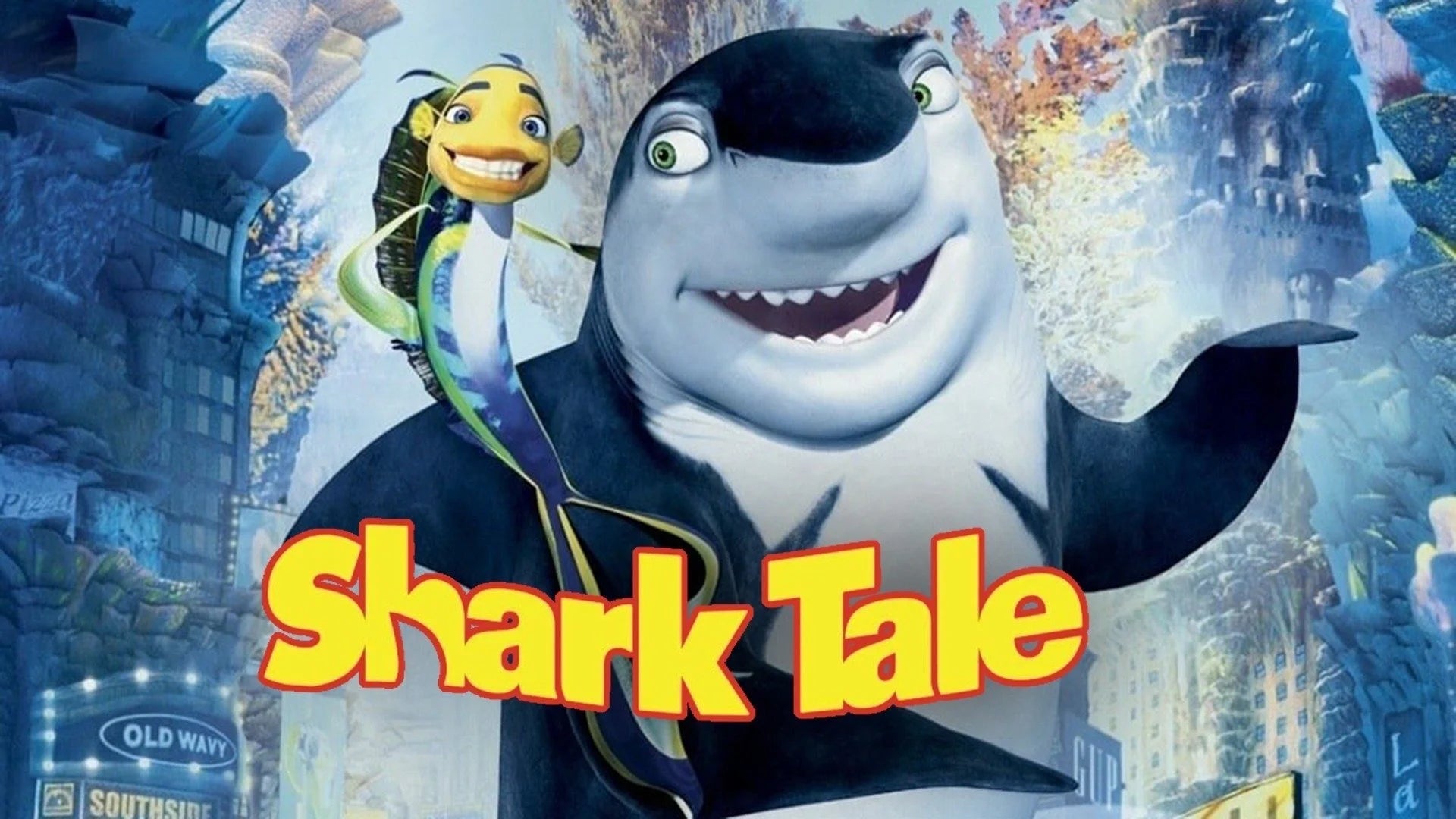 Shark Tale (2004) home theater movie art - The Popcorn Poster Store
