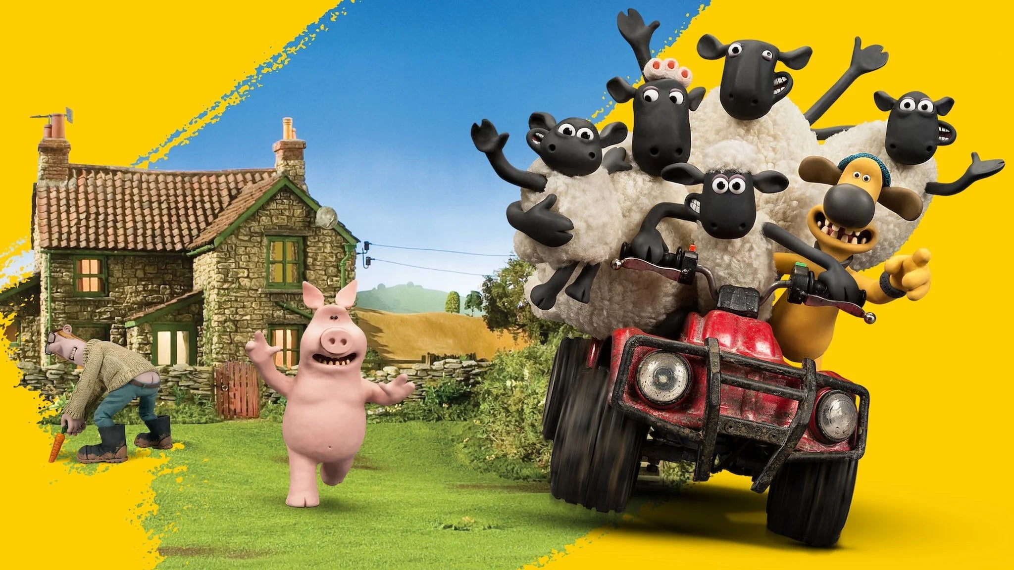 Shaun the Sheep (2007) home theater movie art - The Popcorn Poster Store