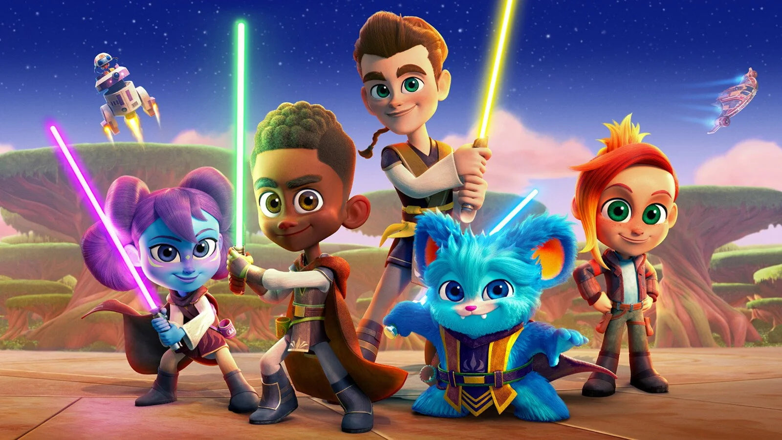 Star Wars Young Jedi Adventures (2023) home theater movie art - The Popcorn Poster Store