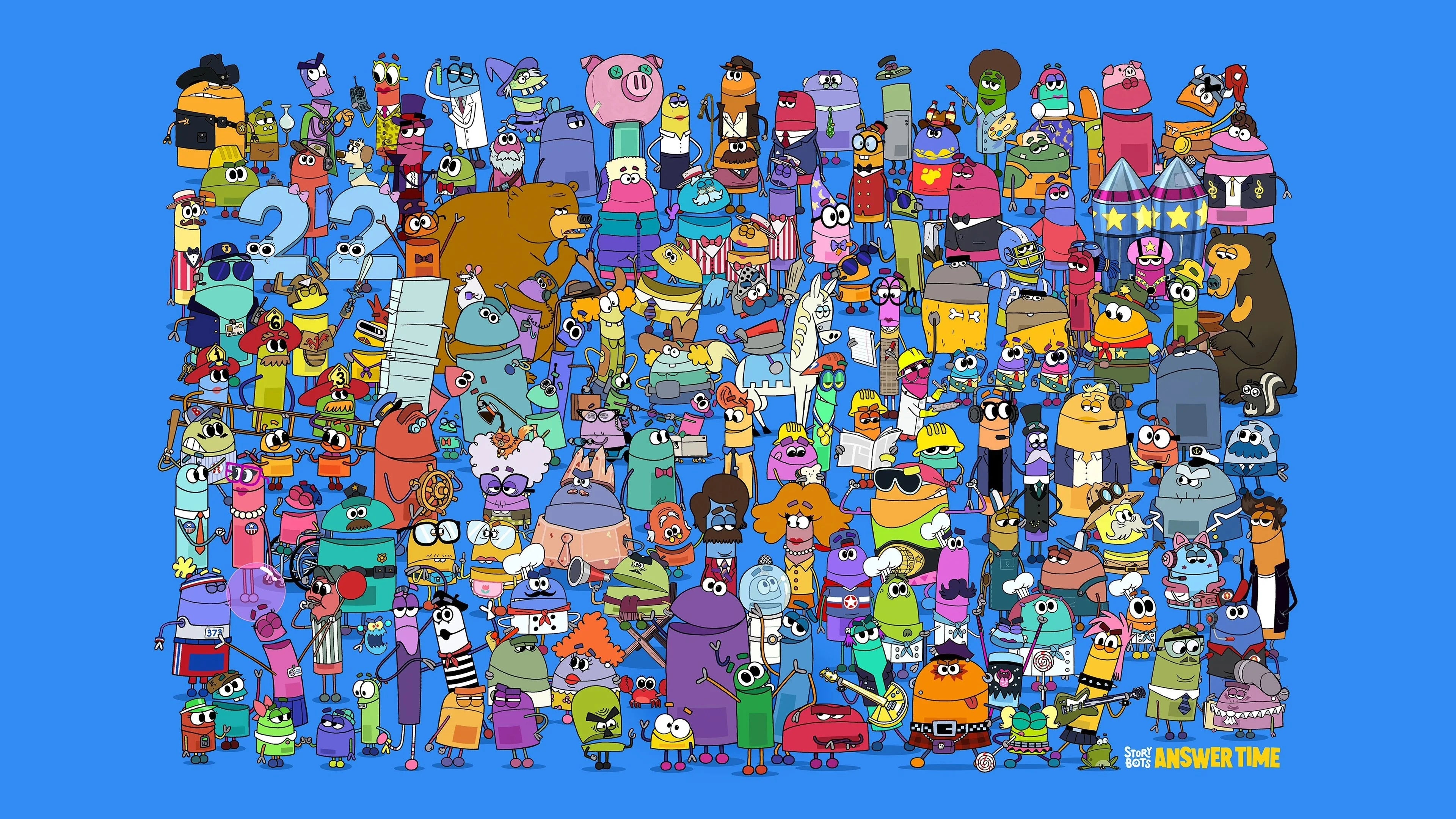 StoryBots Answer Time (2022) home theater movie art - The Popcorn Poster Store