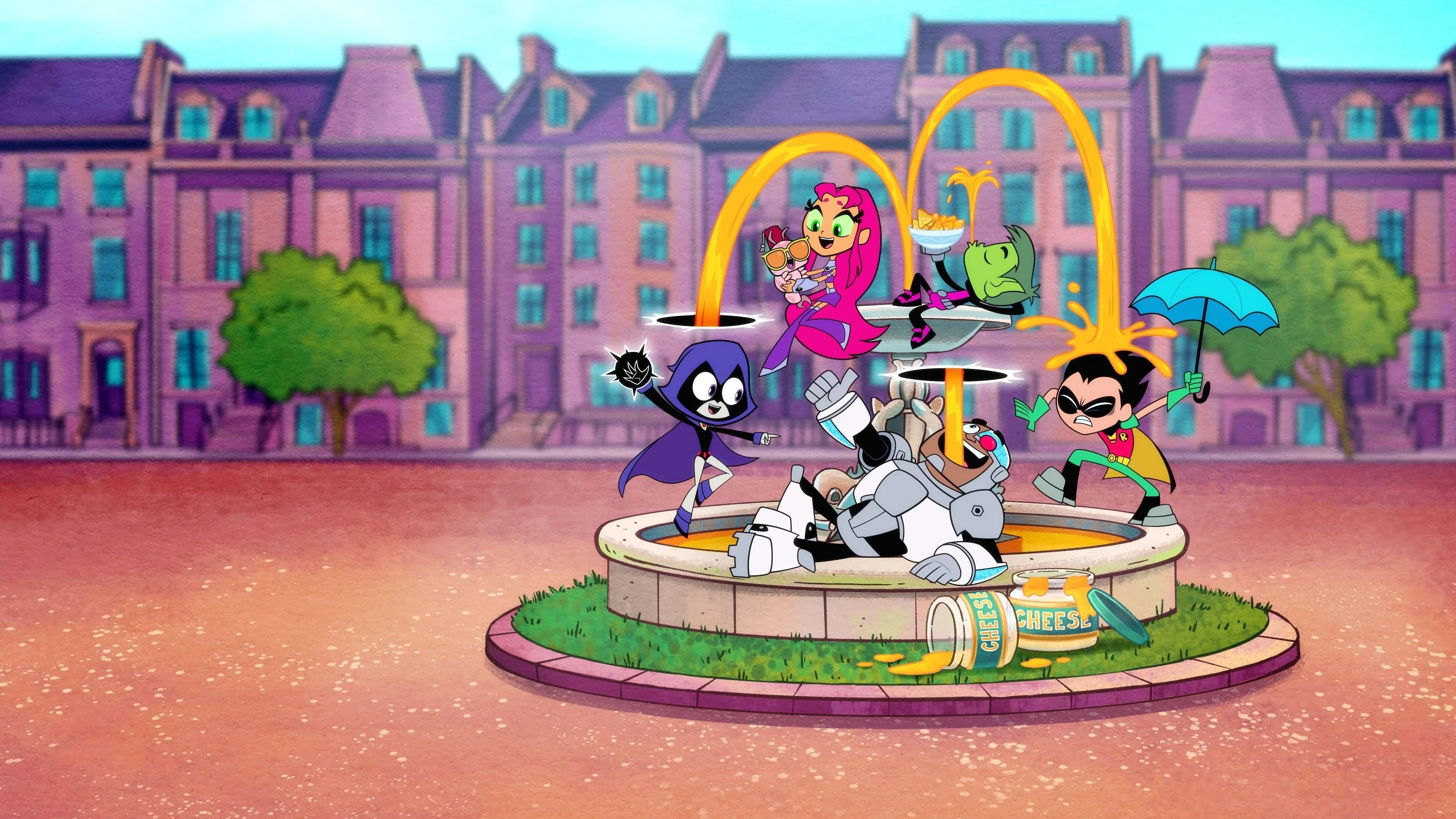 Teen Titans Go! (2013) home theater movie art - The Popcorn Poster Store