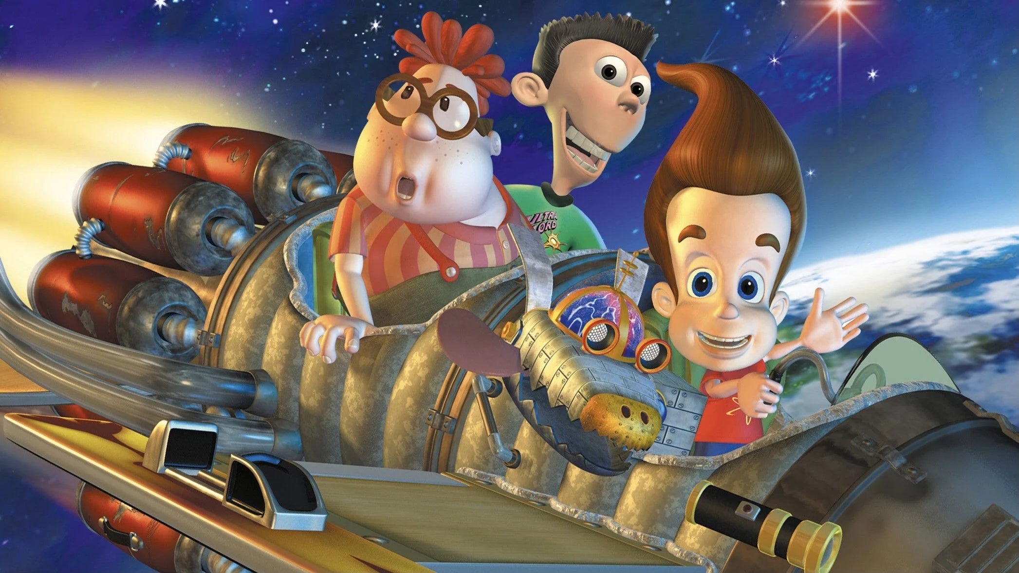 The Adventures of Jimmy Neutron Boy Genius (2002) home theater movie art - The Popcorn Poster Store