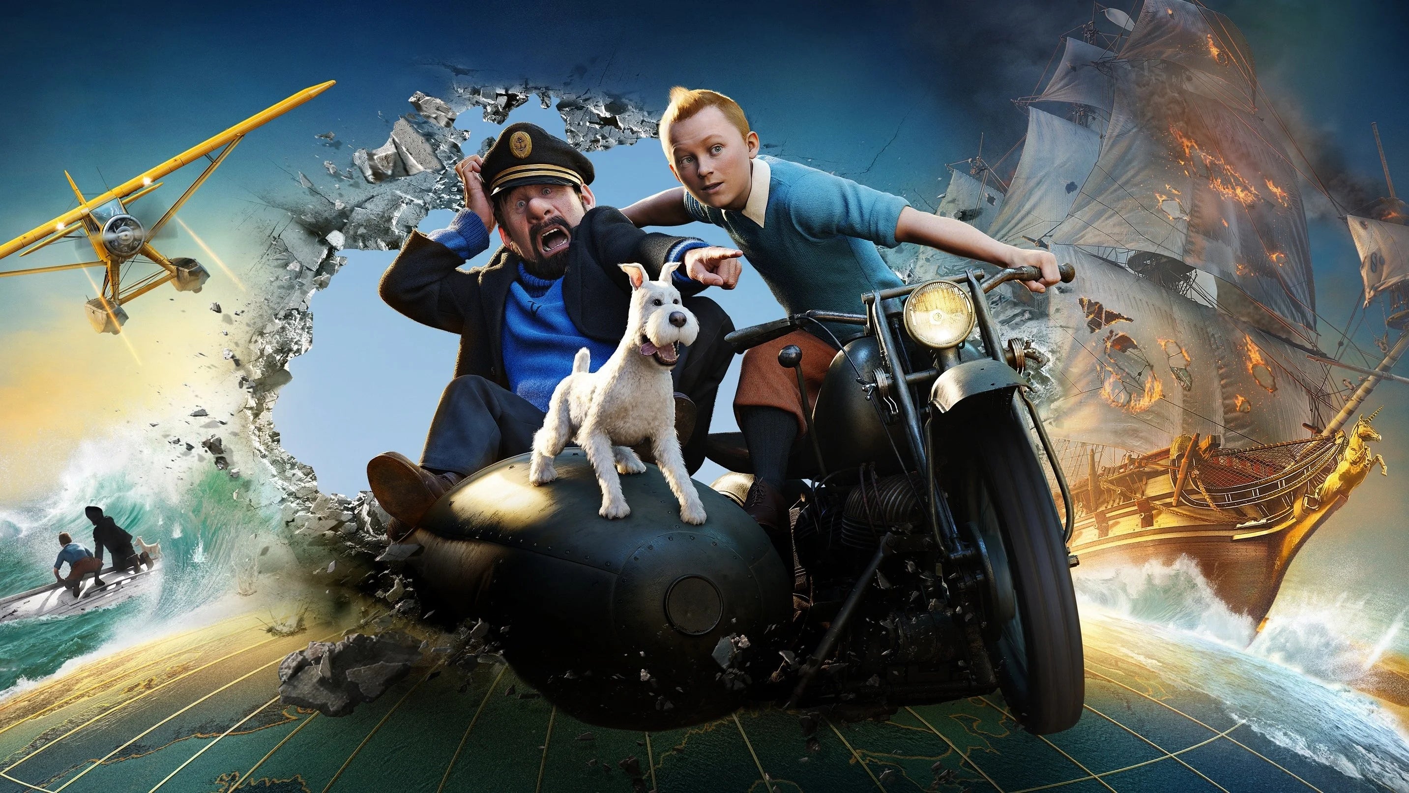 The Adventures of Tintin (2011) home theater movie art - The Popcorn Poster Store
