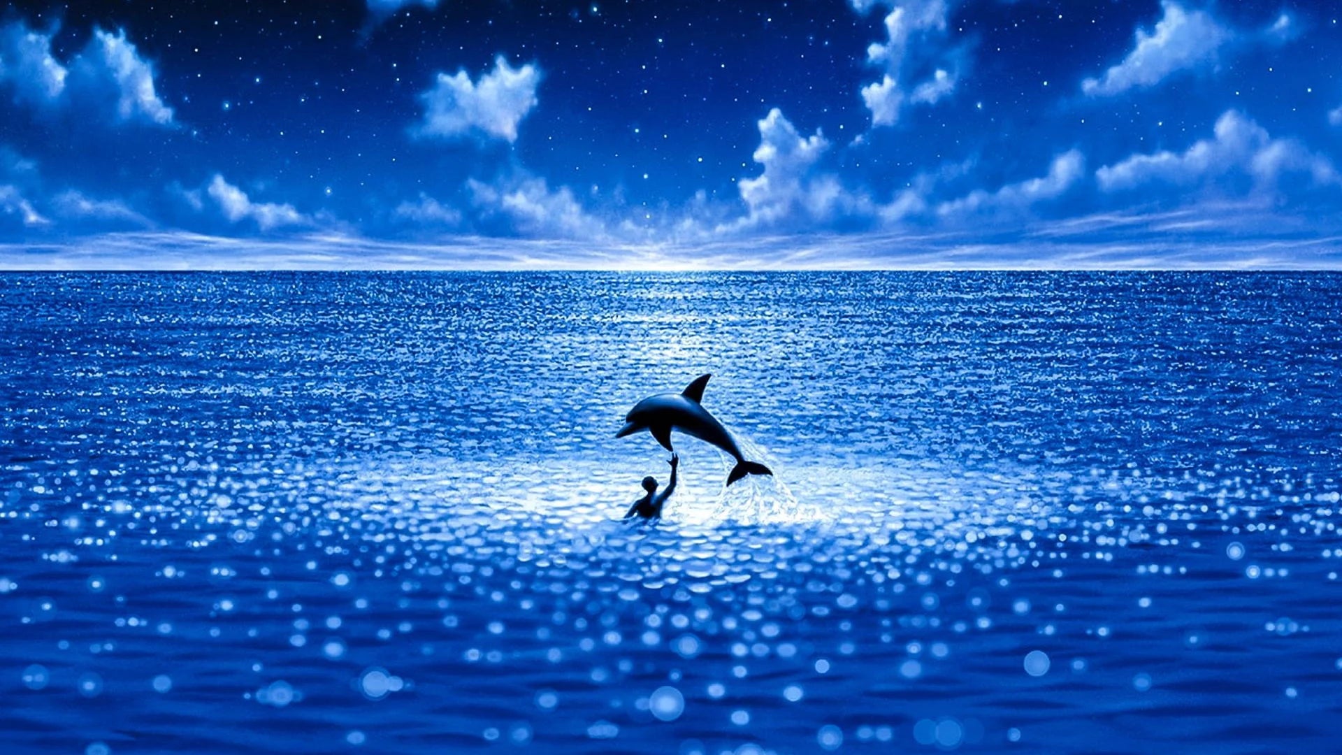 The Big Blue (1988) home theater movie art - The Popcorn Poster Store